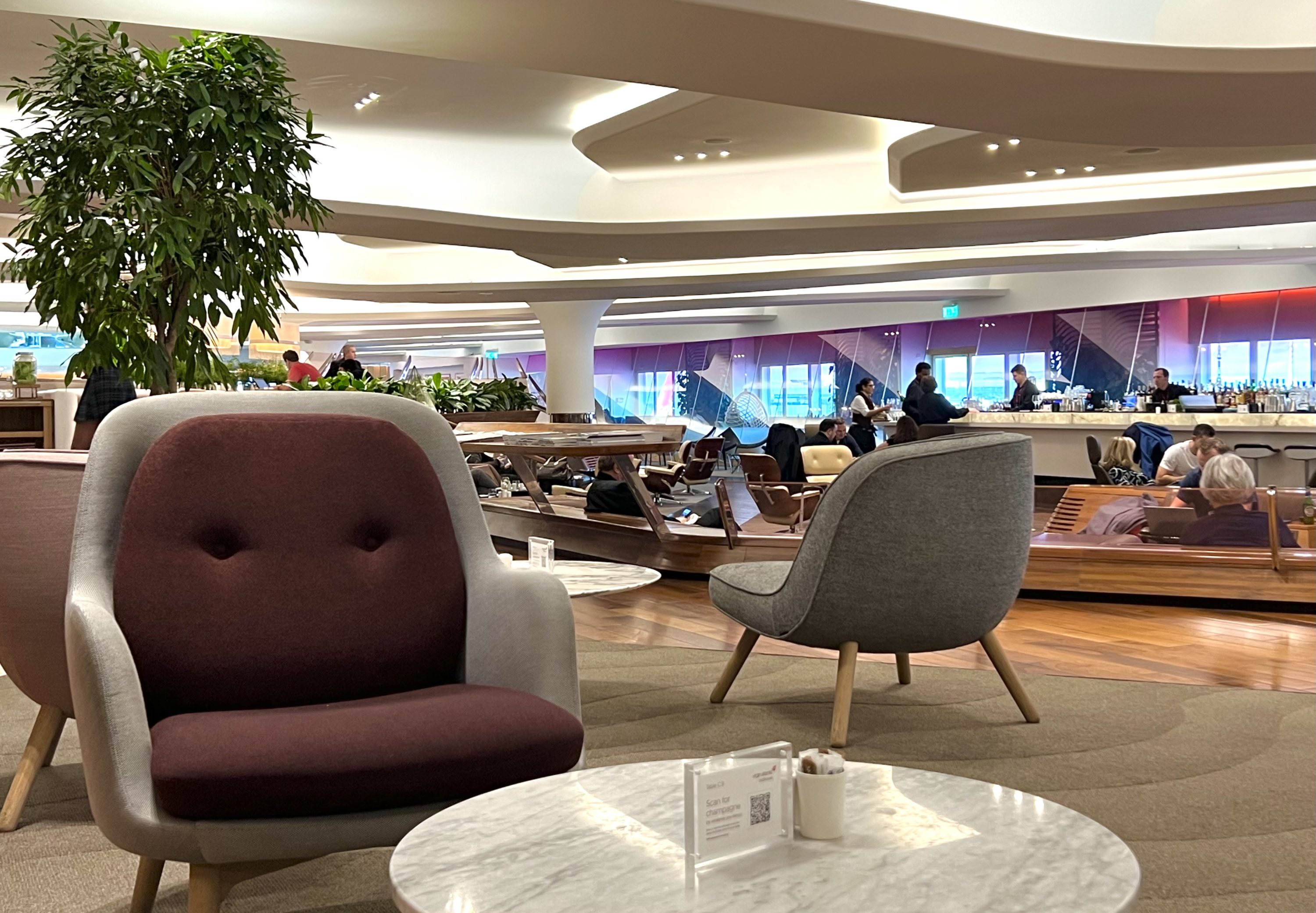 Virgin Atlantic A350 Upper Suite LHR Clubhouse armchair