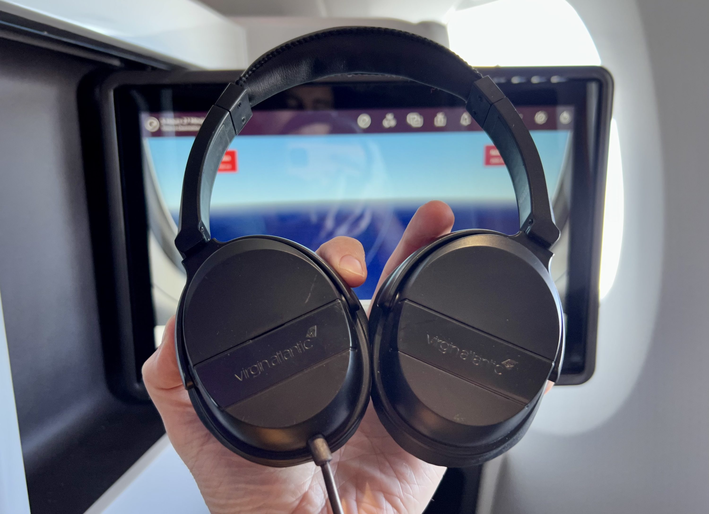 Virgin Atlantic A350 Upper Suite headphones