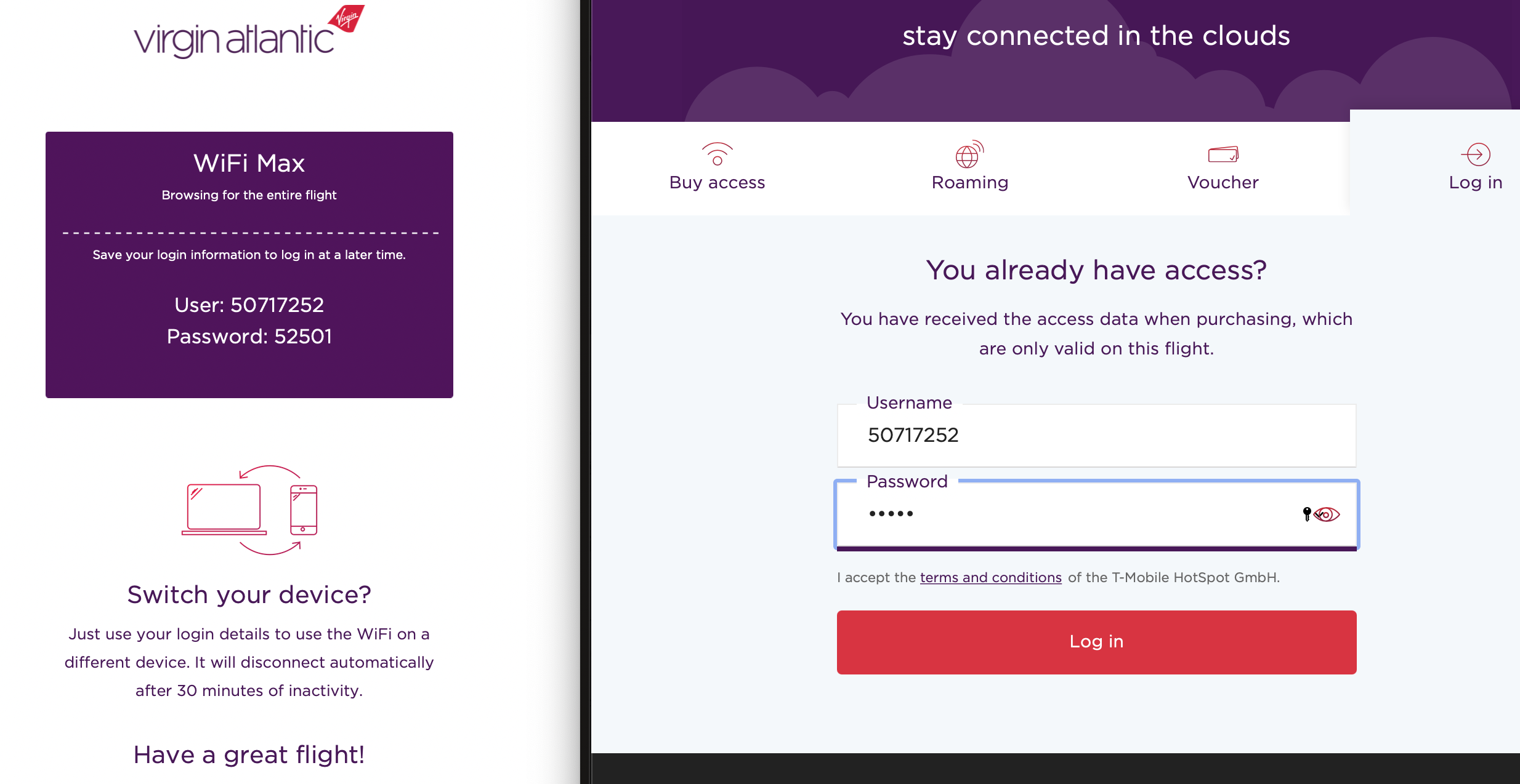Virgin Atlantic A350 Upper Suite onboard WiFi