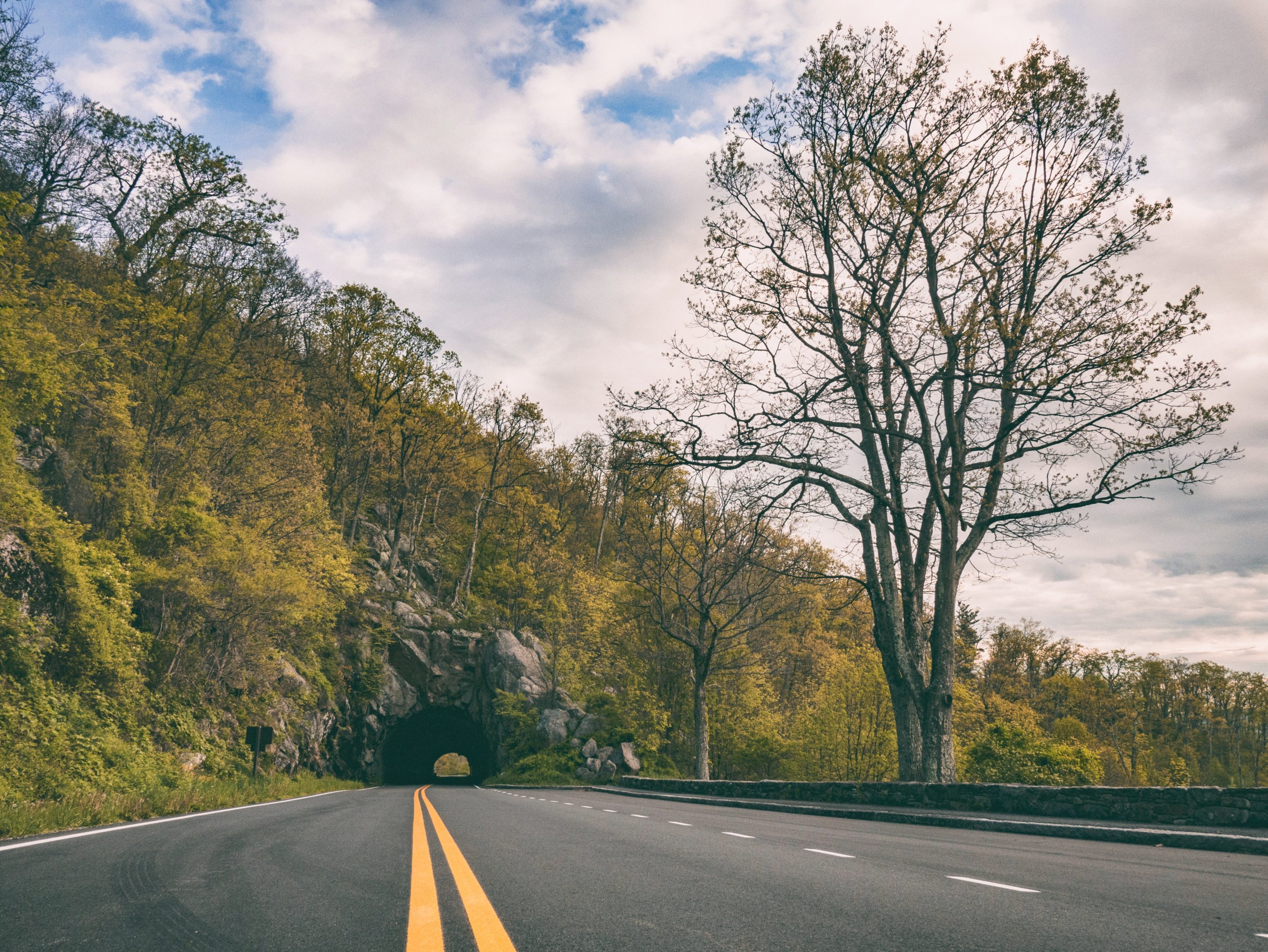 Driving to Shenandoah National Park