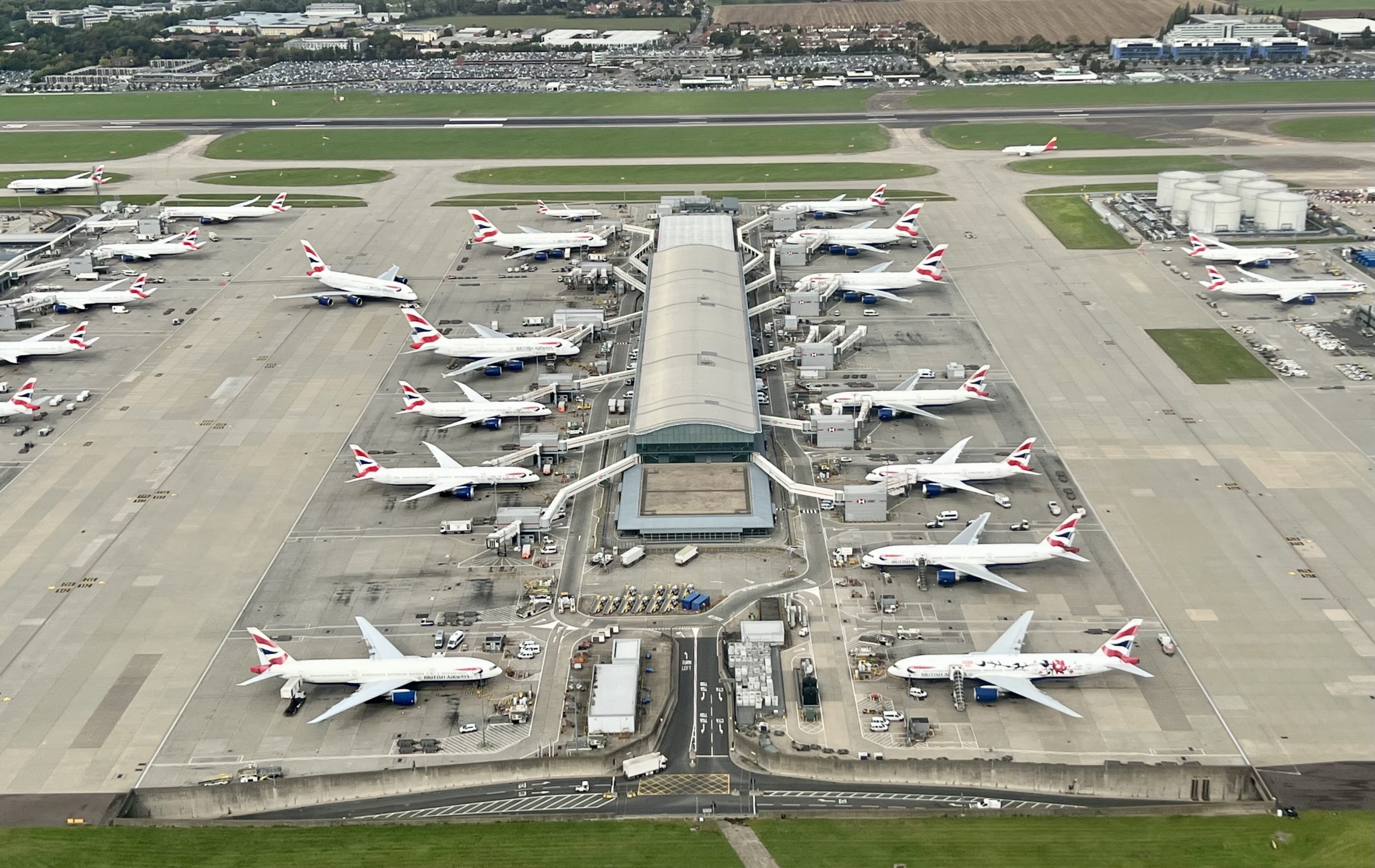 Heathrow Airport on take off Heathrow Airport on take off