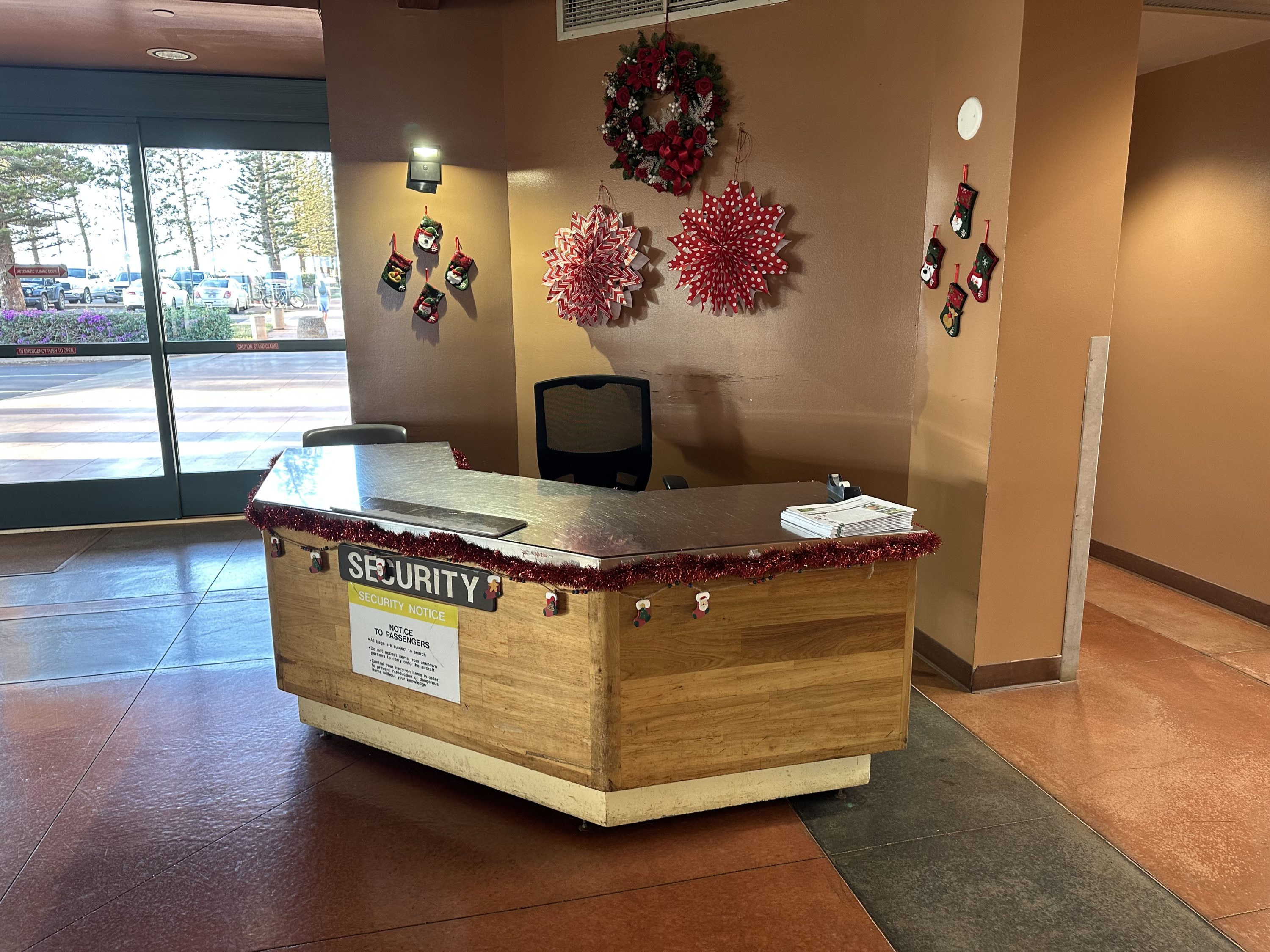 Lanai Airport Security Desk
