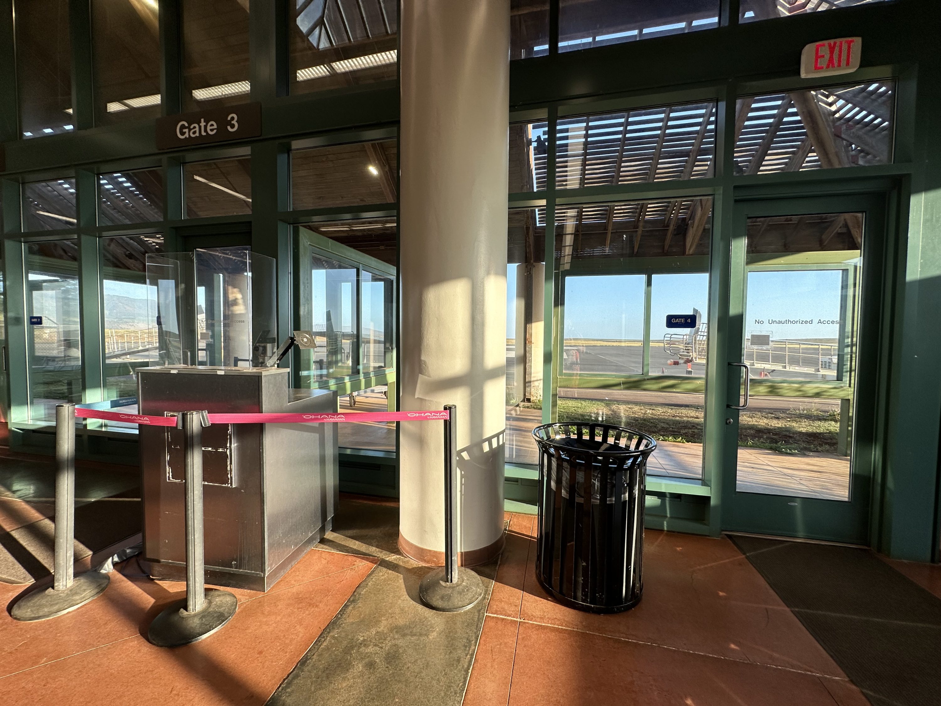 Lanai Airport Terminal Gate
