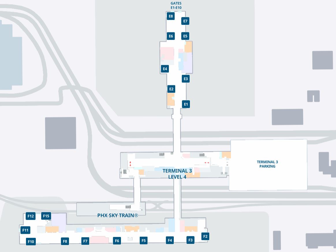 Phoenix Sky Harbor International Airport Terminal 3 Level 4 Phoenix Sky Harbor International Airport Terminal 3 Level 4