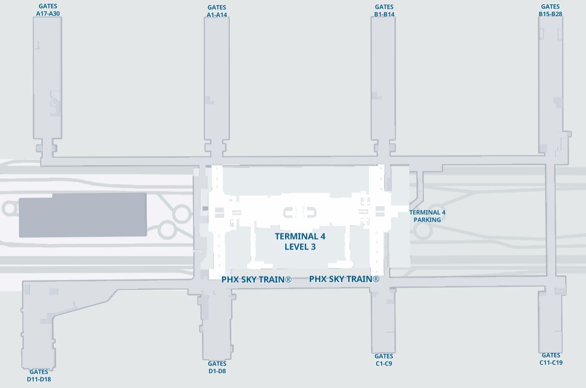 Phoenix Sky Harbor International Airport Terminal 4 Level 3 Phoenix Sky Harbor International Airport Terminal 4 Level 3