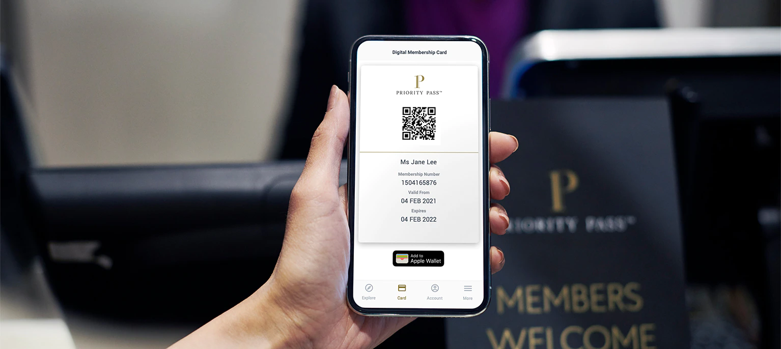 Priority Pass app