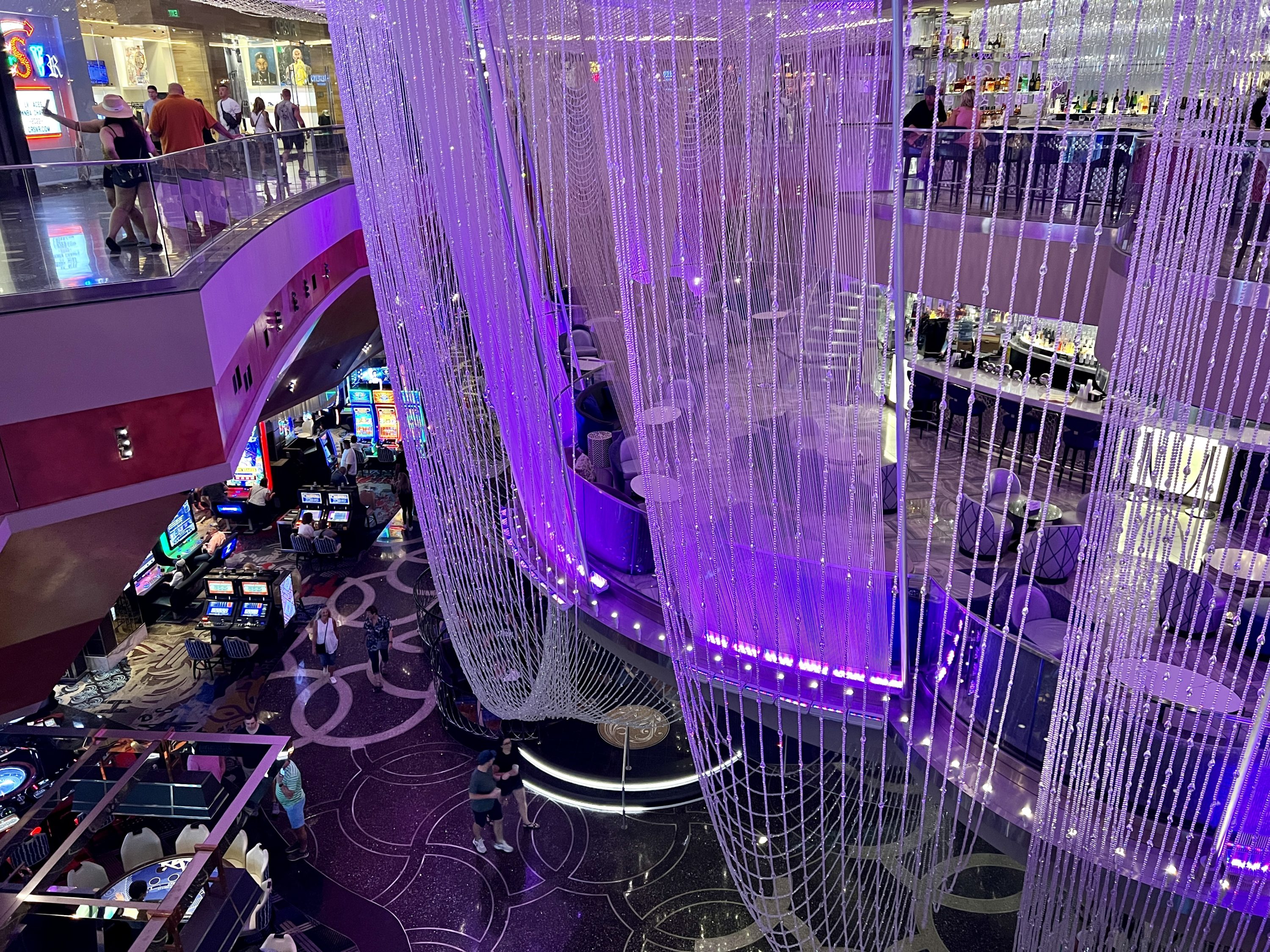 The Cosmopolitan Las Vegas Chandelier Bar Crystals