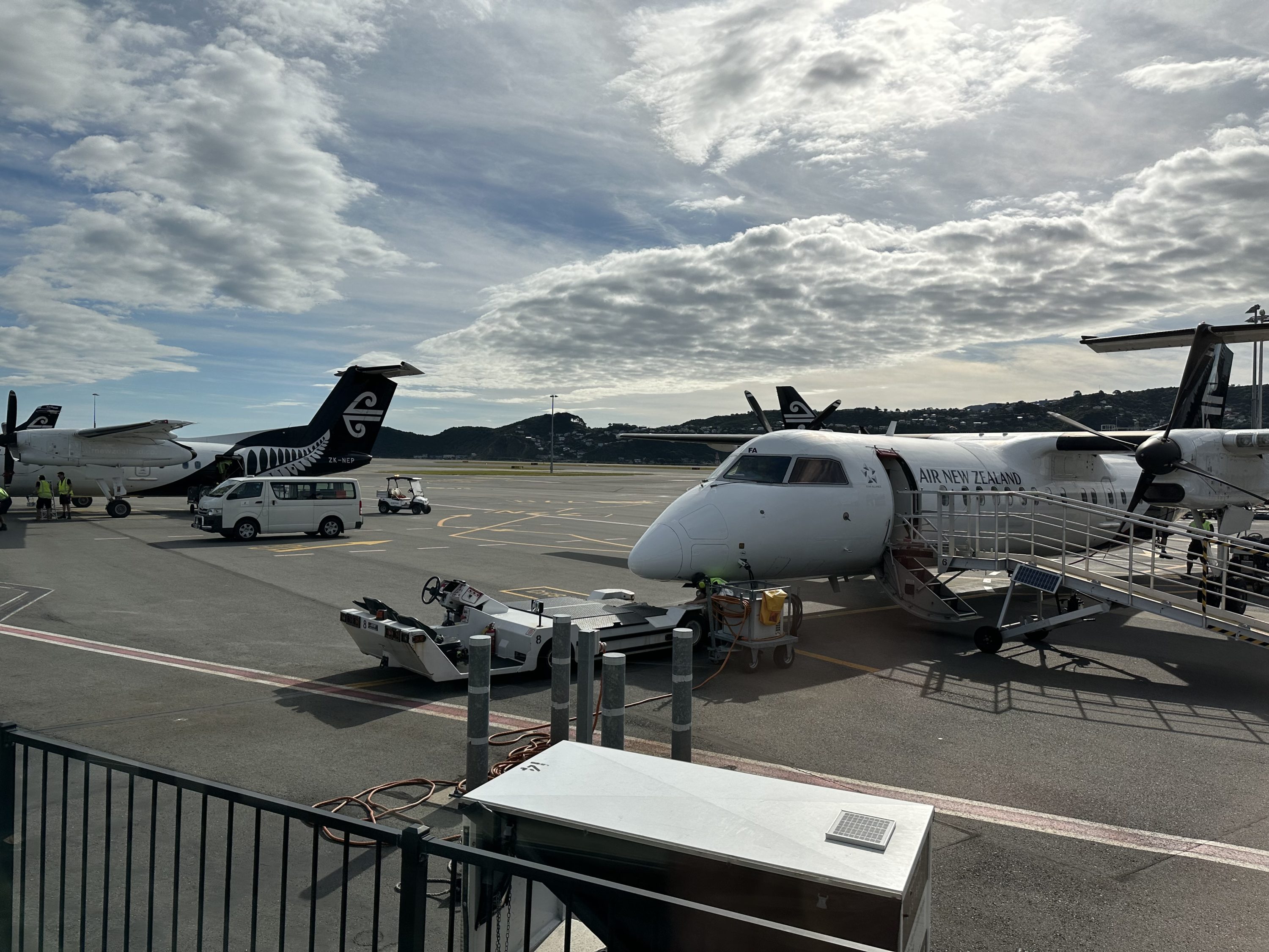 ANZ Dash 8 Arrival Wellington