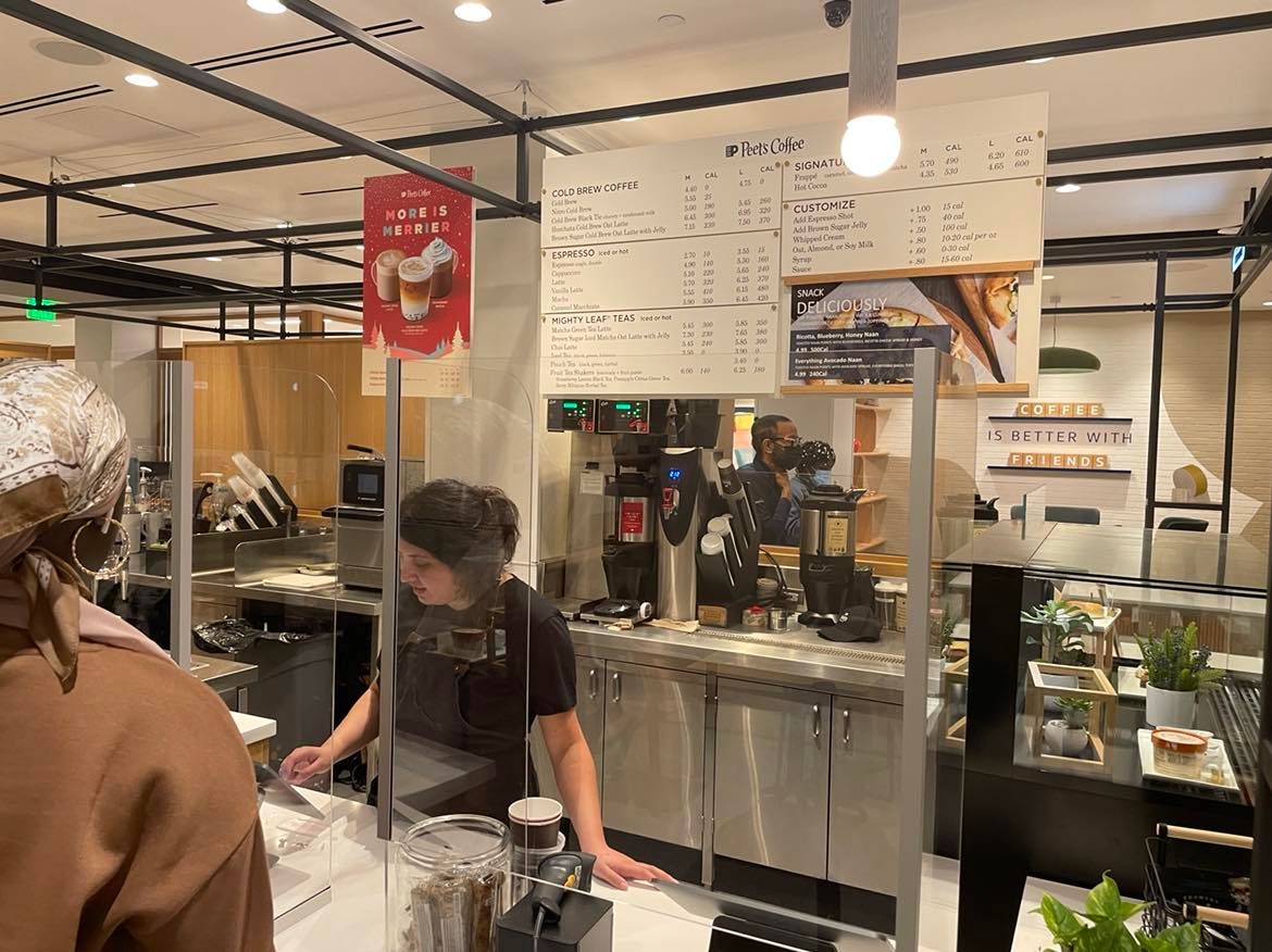 Barista at the Houston Galleria Capital One Café