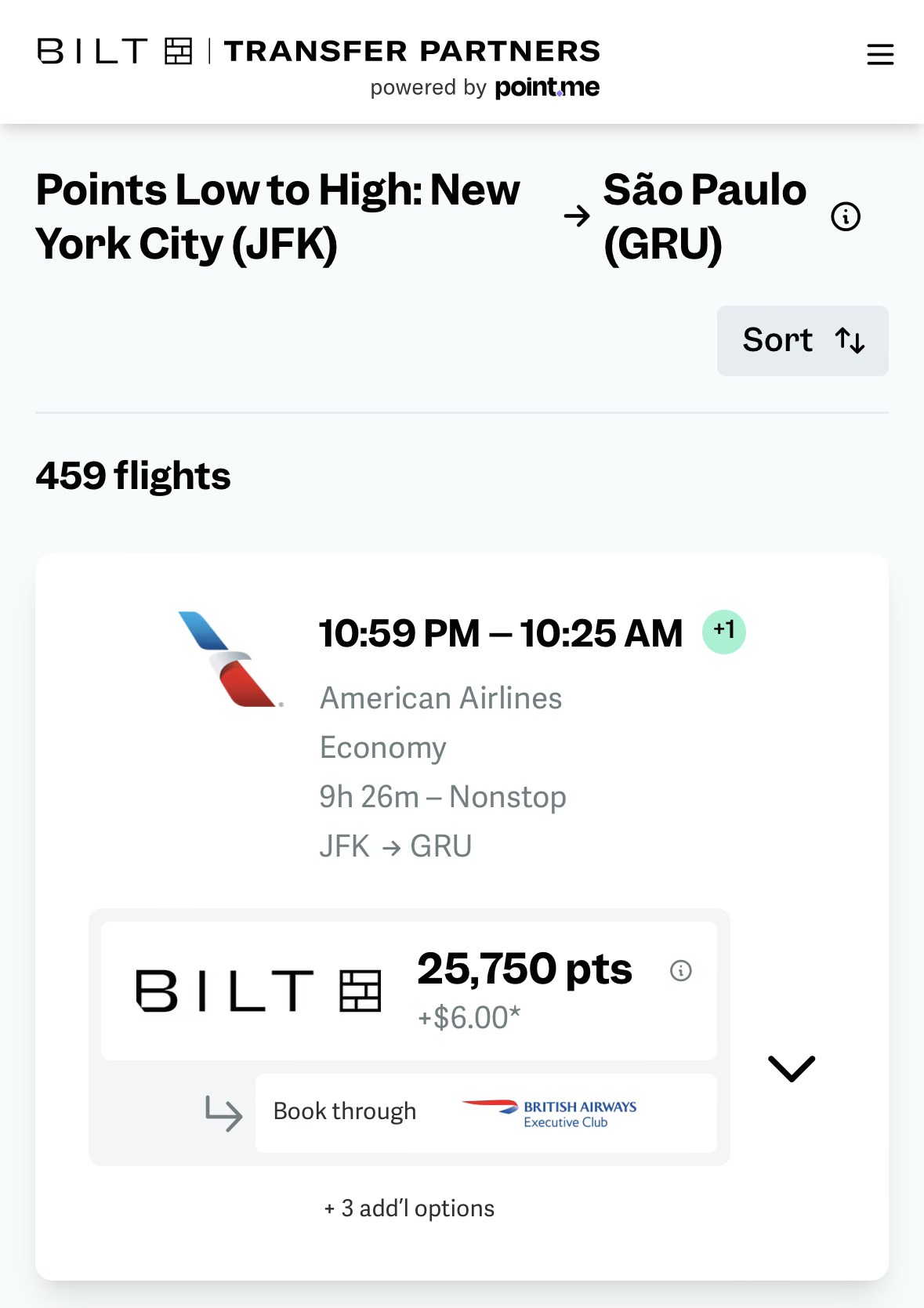 Bilt Point.Me Search Results