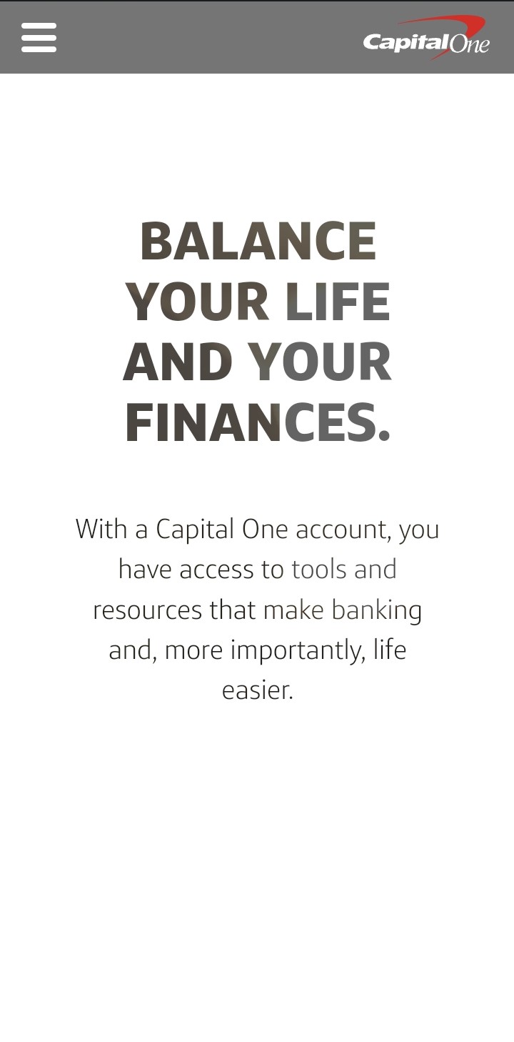 Capital One Goals QR code landing page for the happy face pin