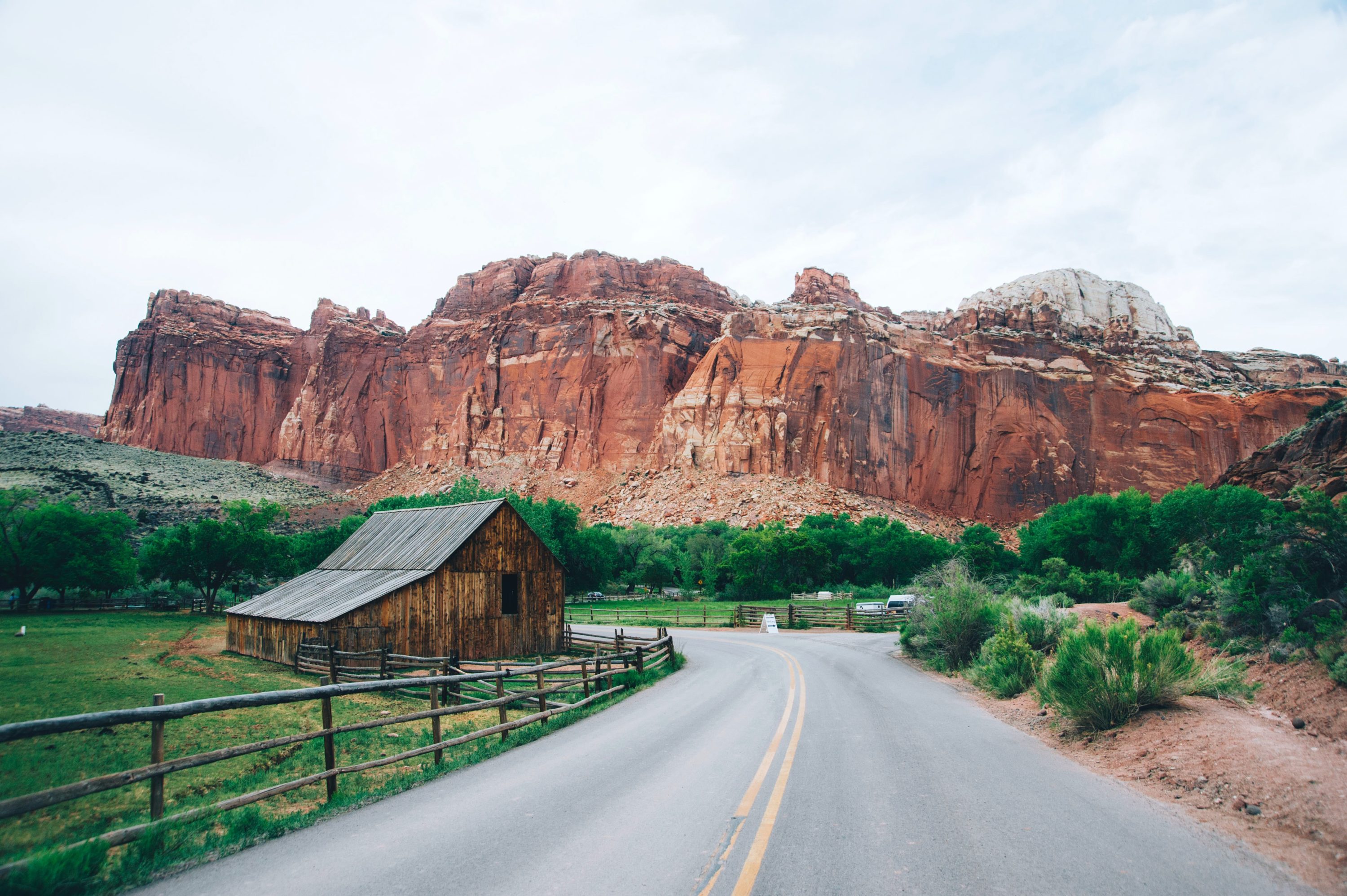 Driving to Capitol Reef National Park