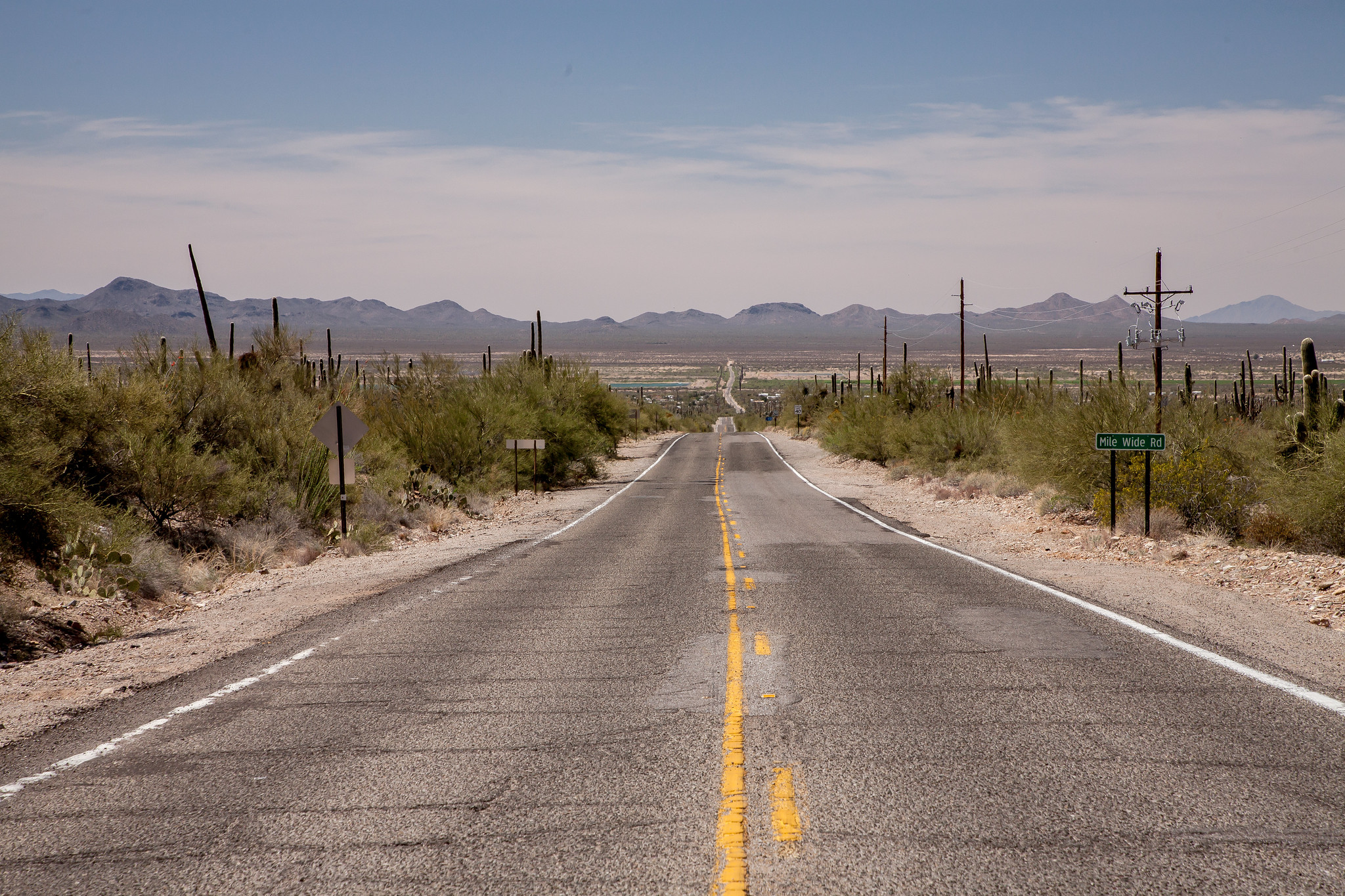 Driving to Saguaro National Park