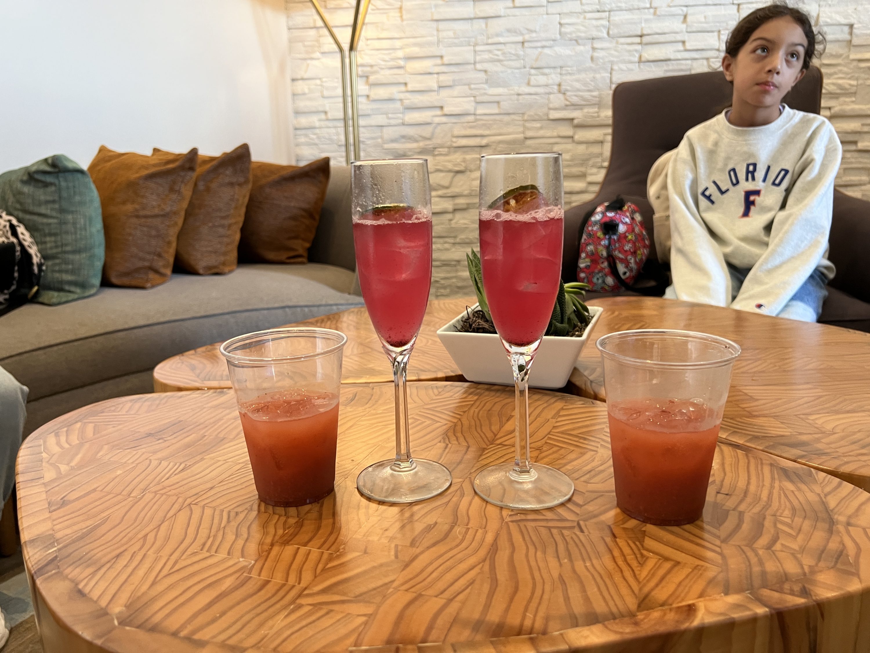Hyatt Ziva Cap Cana Check-in beverages