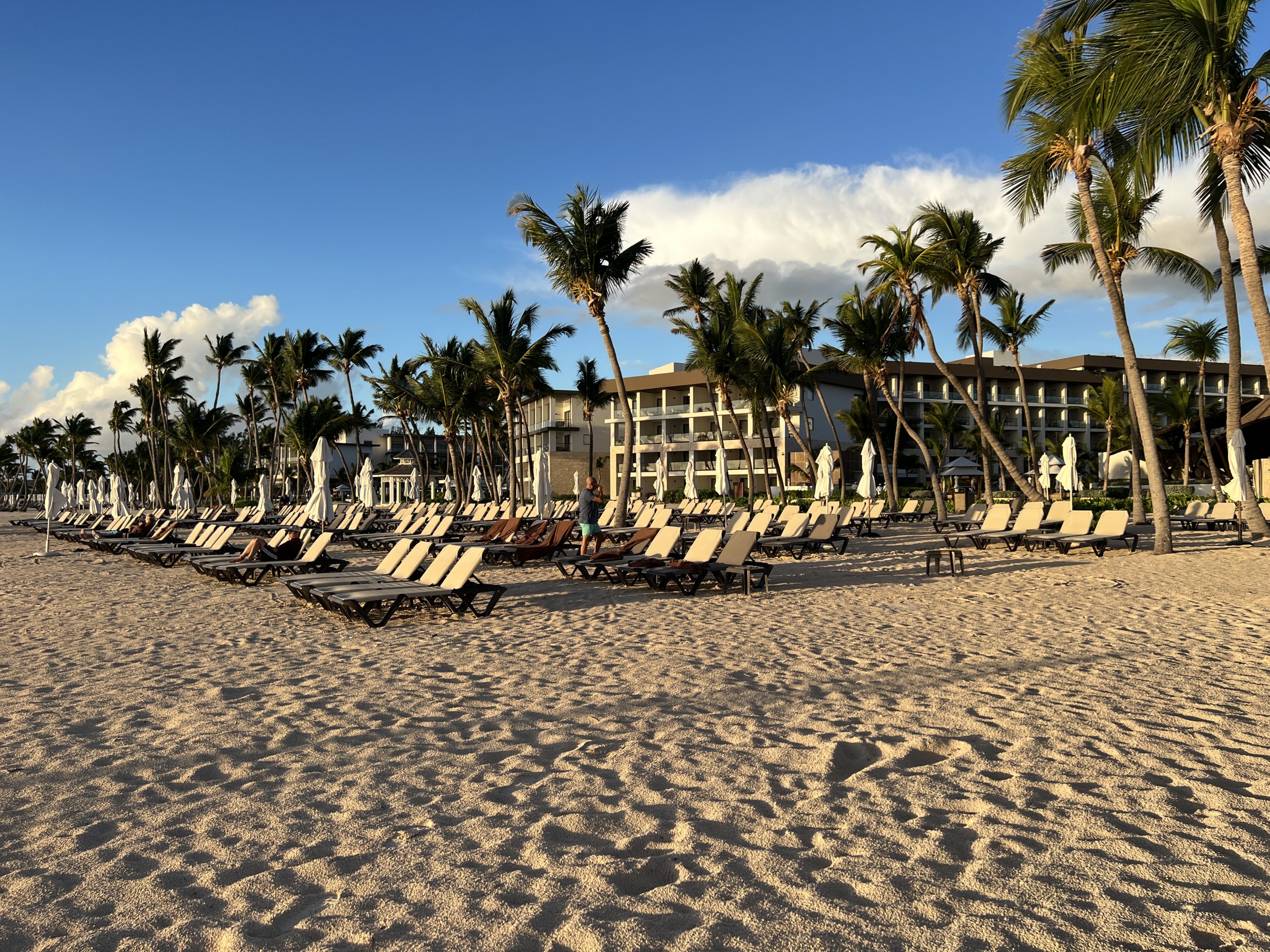 Hyatt Ziva Cap Cana Beach chairs