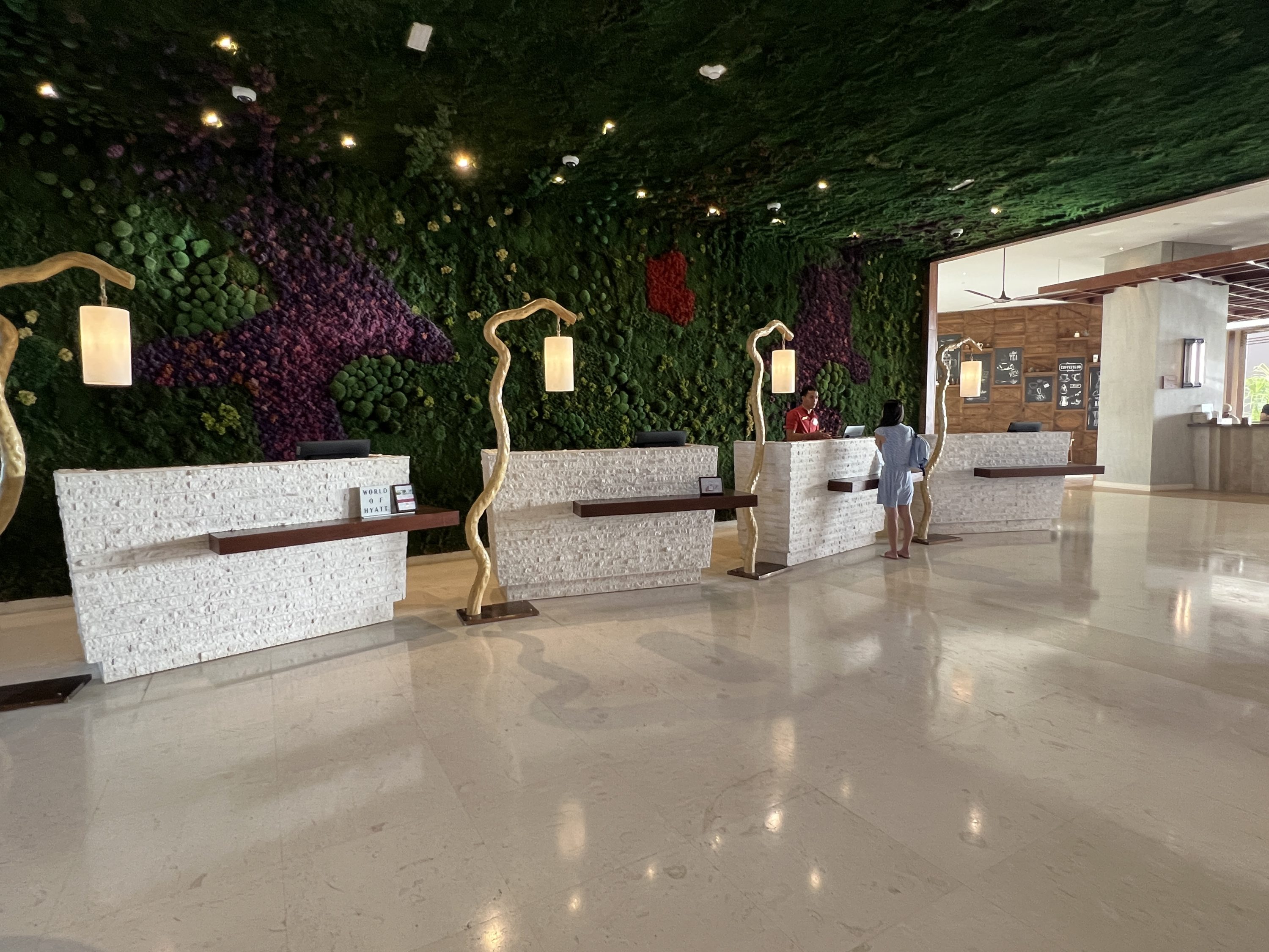 Hyatt Ziva Cap Cana Check-in desk