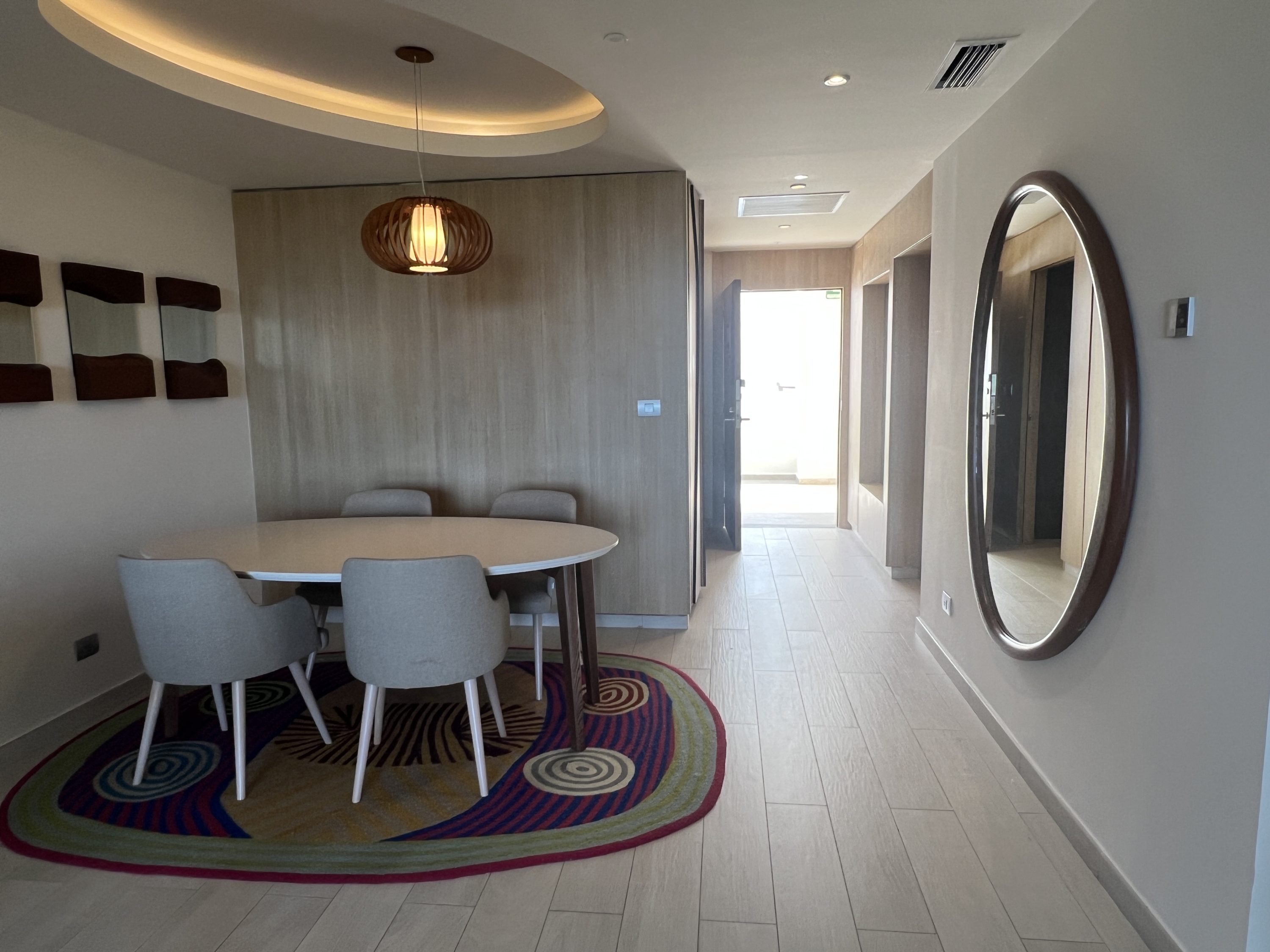 Hyatt Ziva Cap Cana dining table