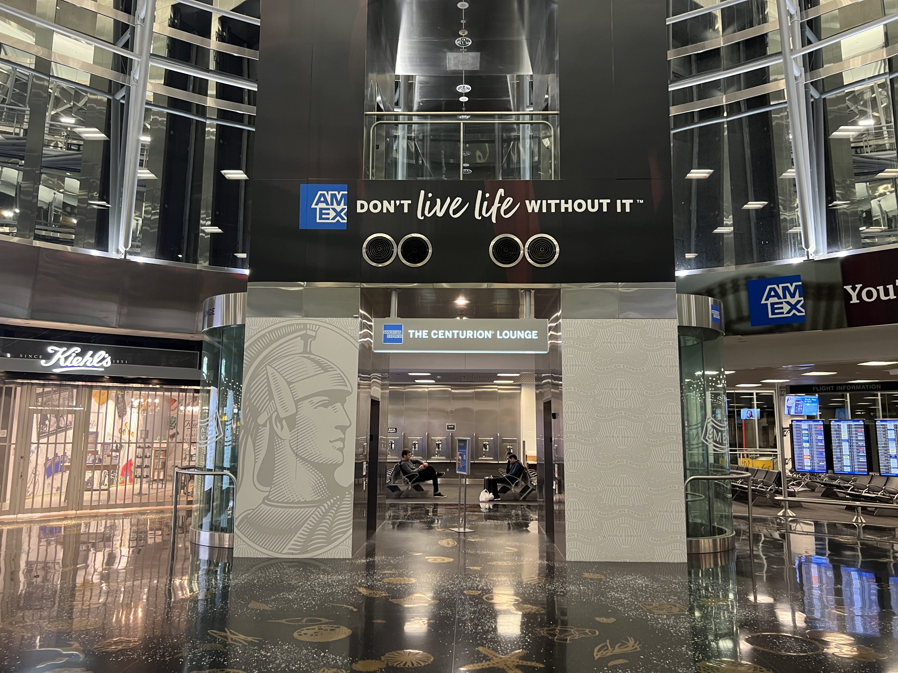 Centurion Lounge MIA elevator entrance