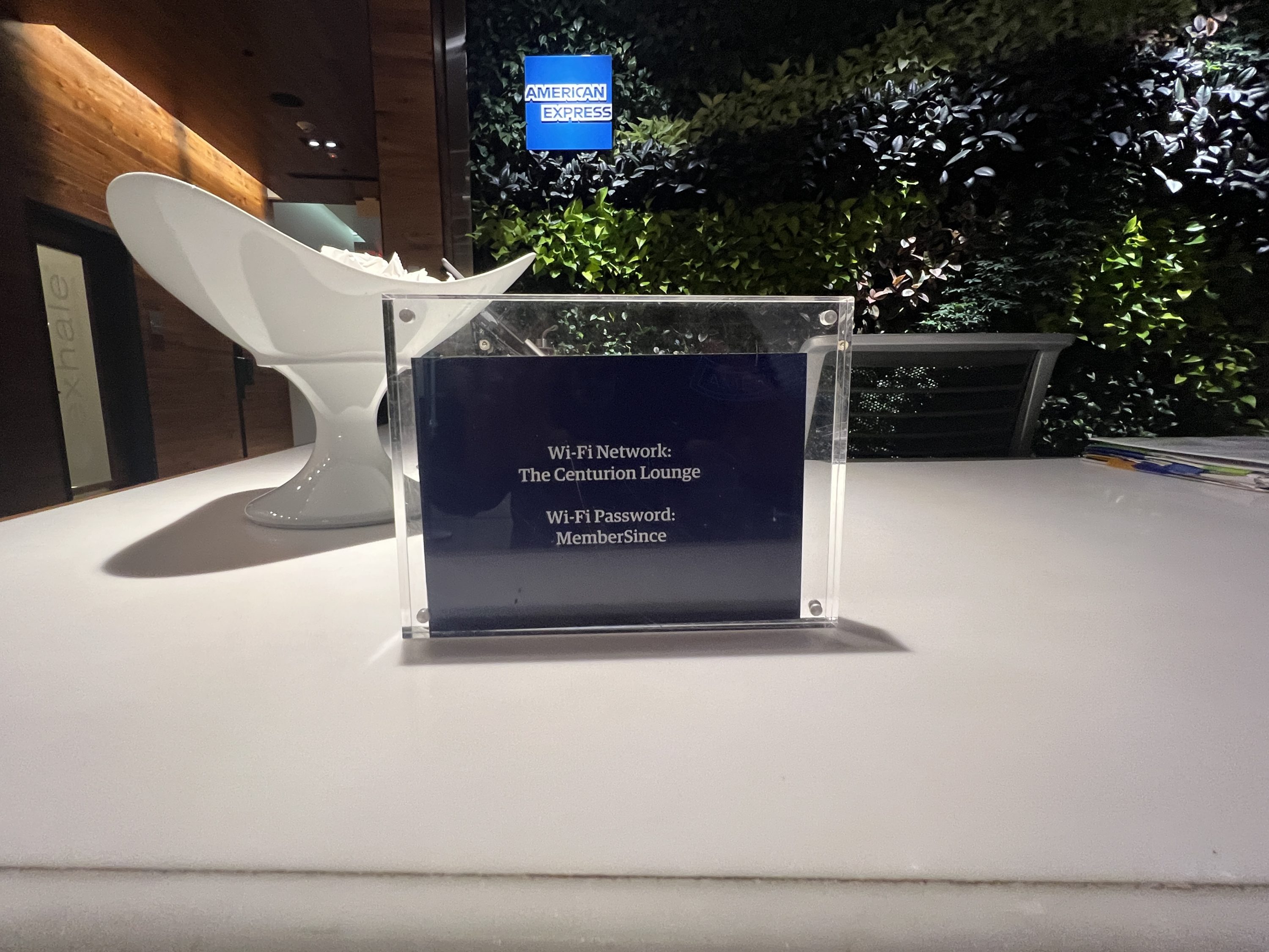 MIA Centurion Lounge Wi-Fi