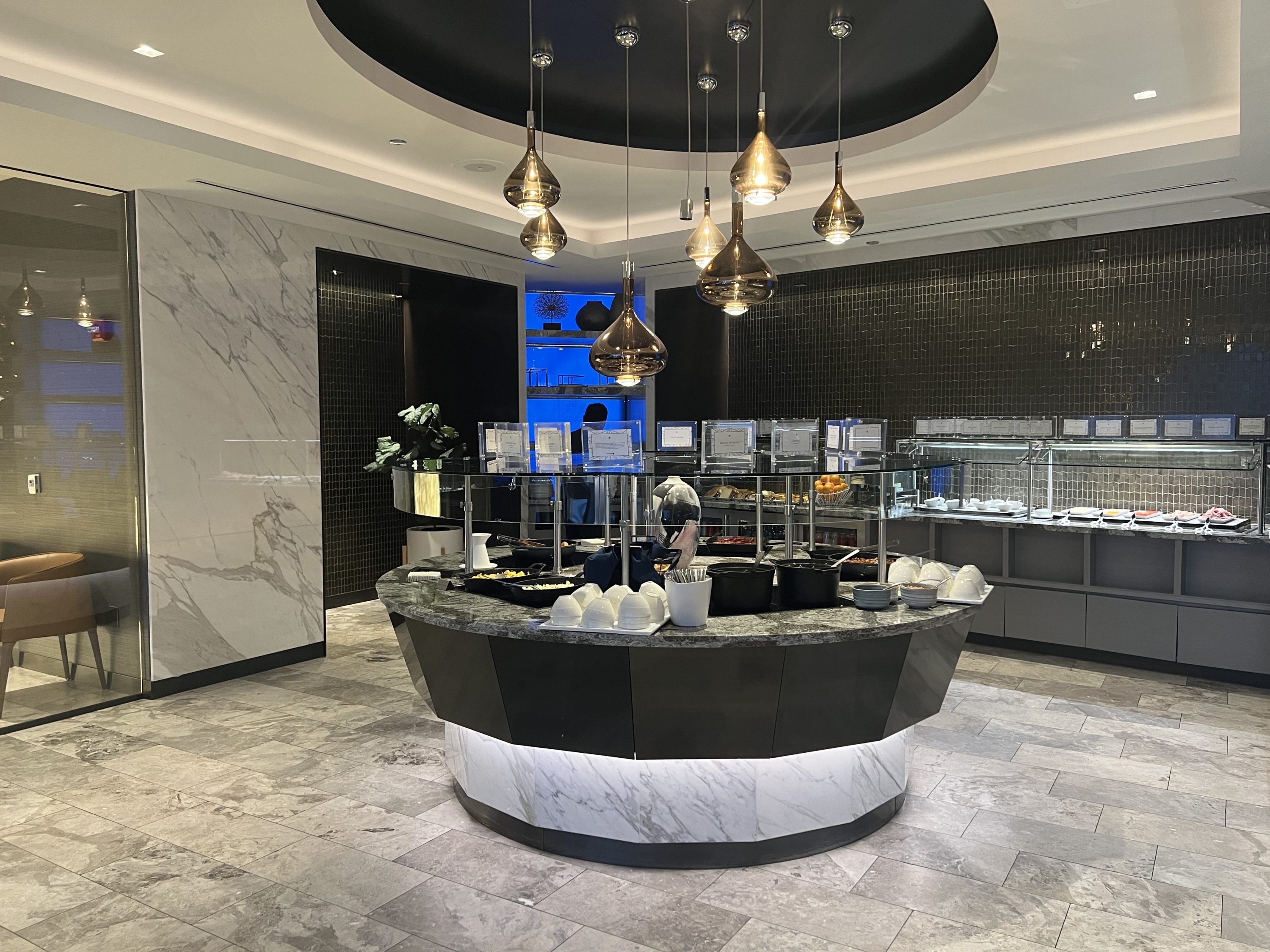 United Polaris Lounge Buffet ORD
