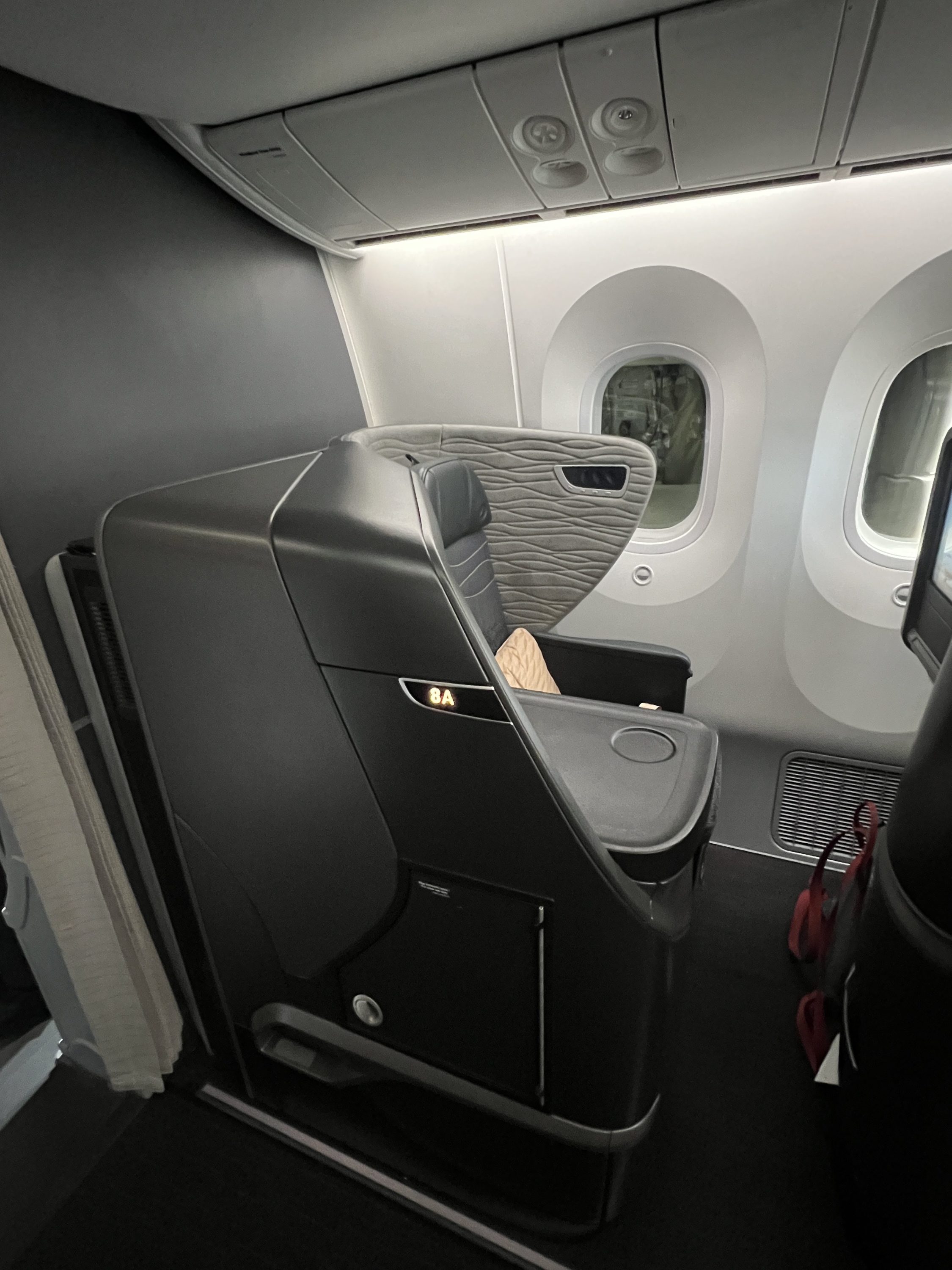 Seat 8A Turkish Airlines Business Class 787-9