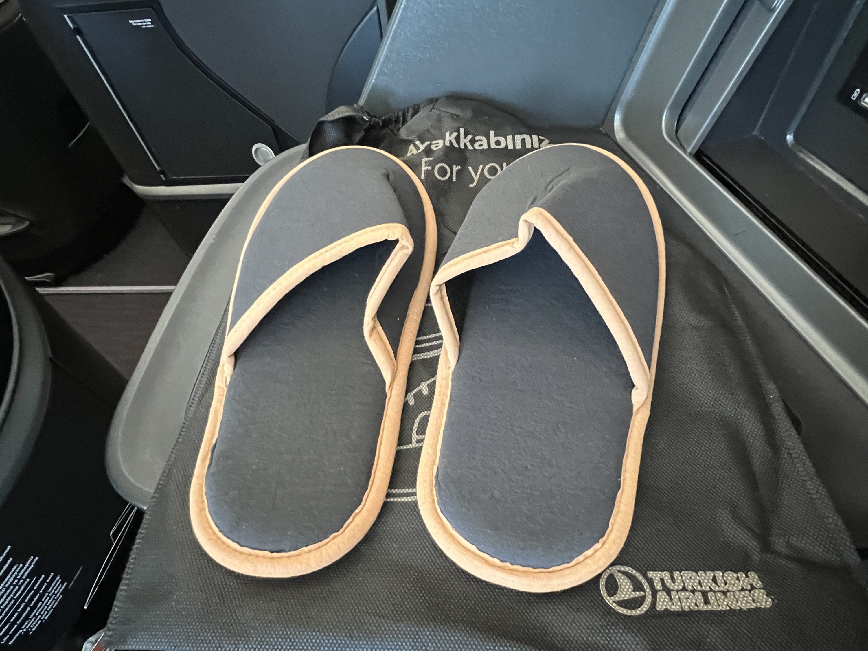 Turkish Airlines slippers