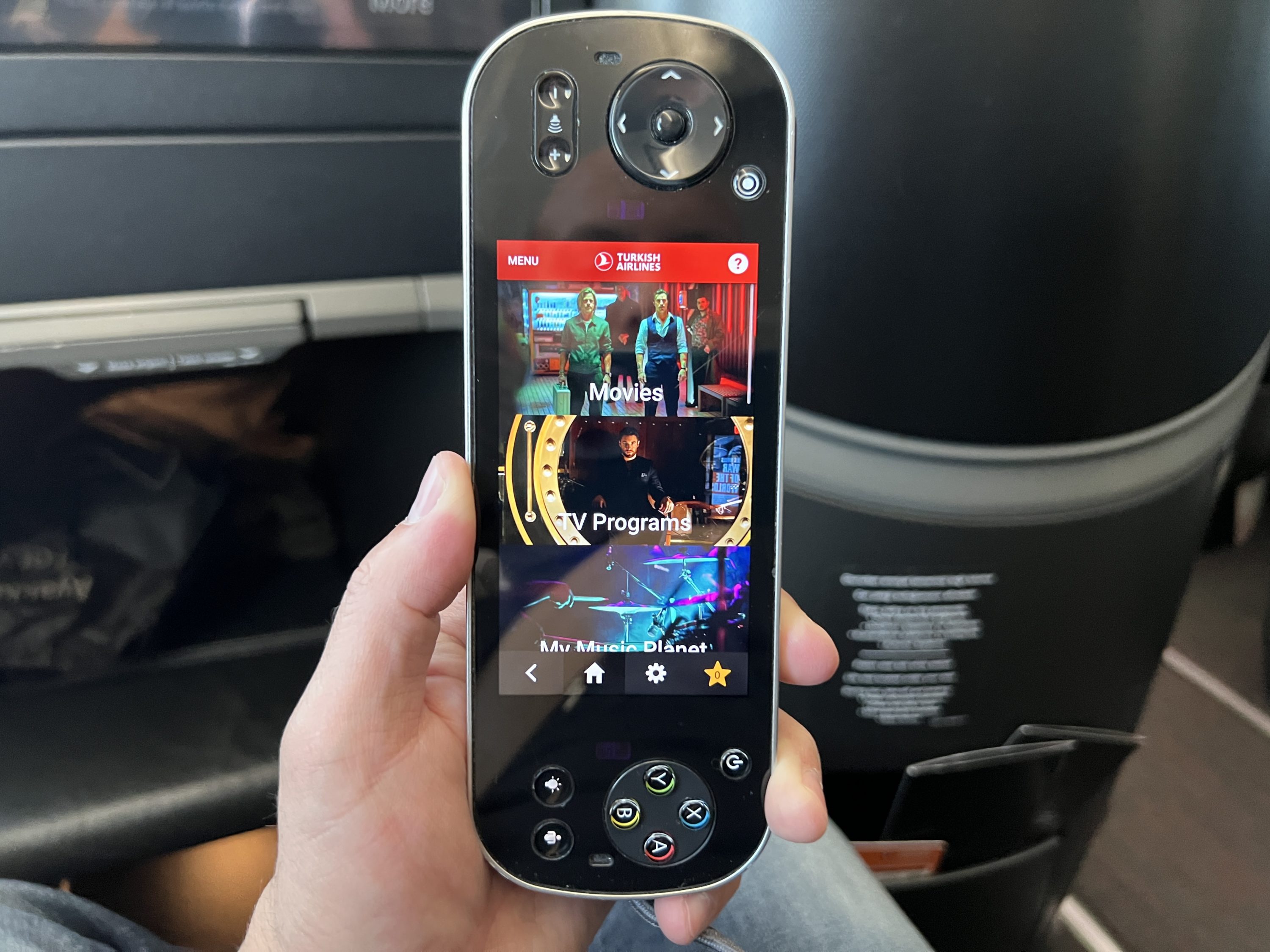 Turkish Airlines Business Class Remote Control