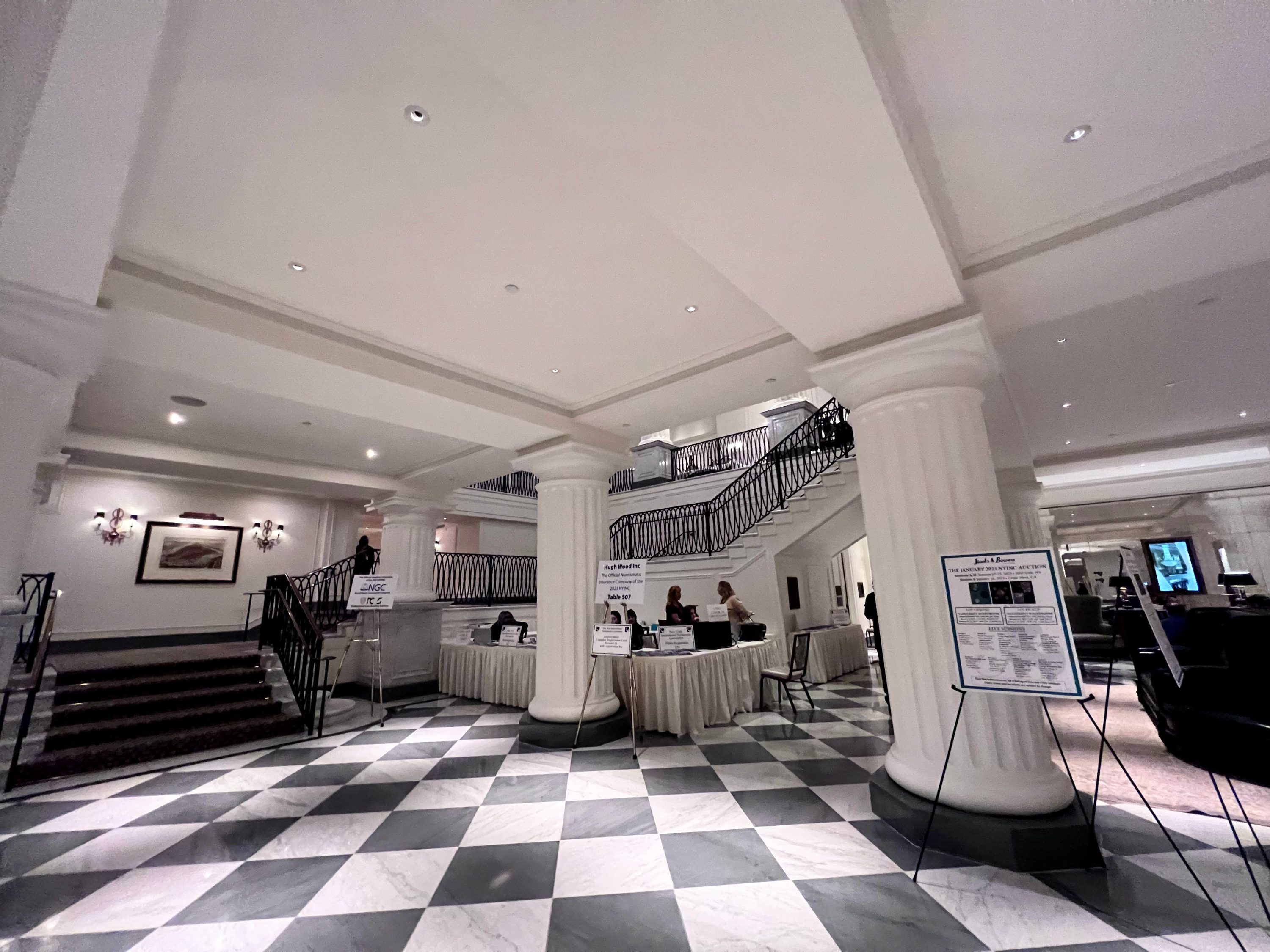InterContinental New York Barclay back lobby