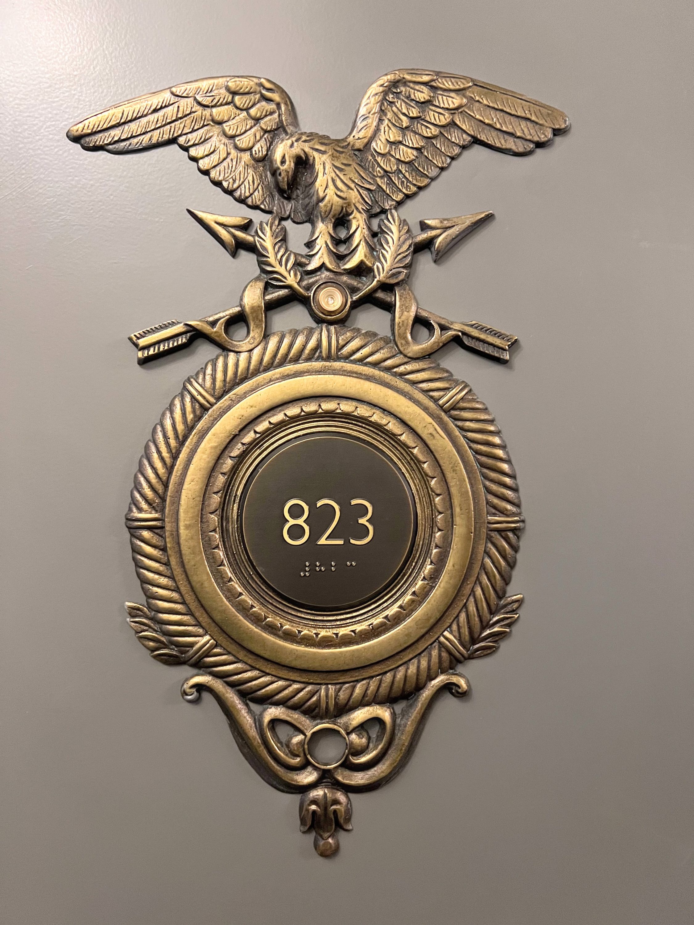InterContinental New York Barclay guest room crest