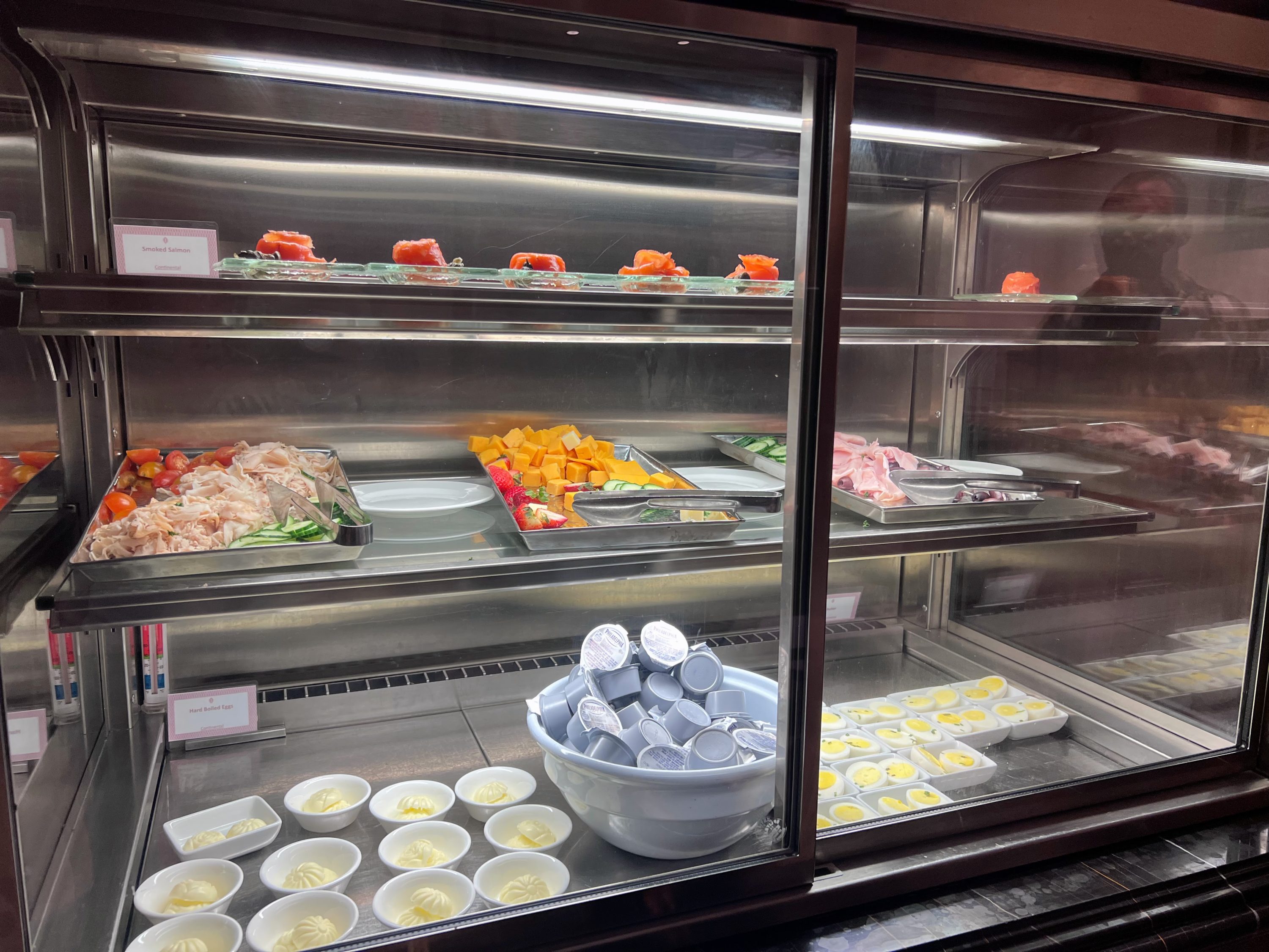 InterContinental New York Barclay Breakfast Buffet meats and cheeses