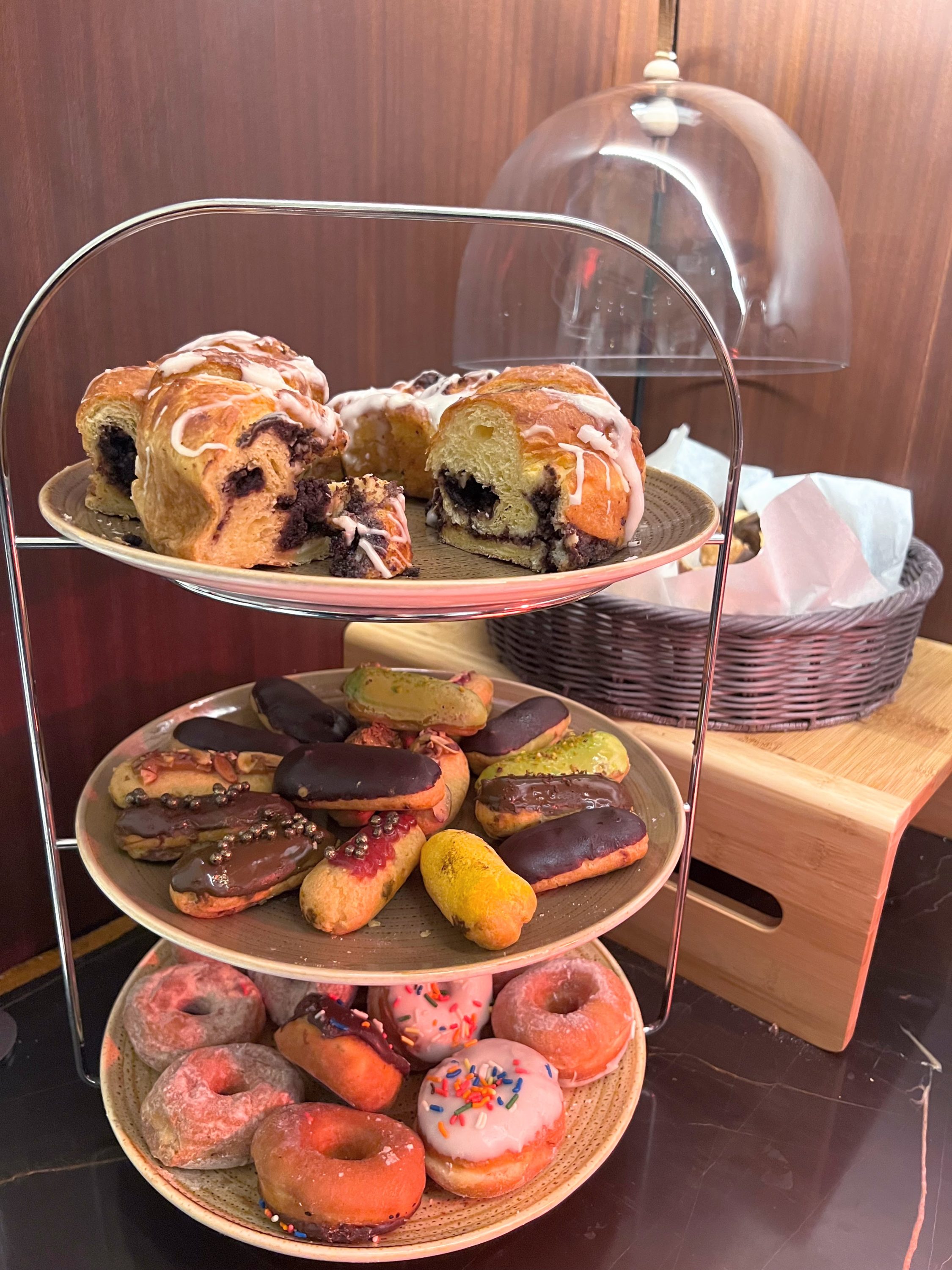 InterContinental New York Barclay breakfast buffet pastry