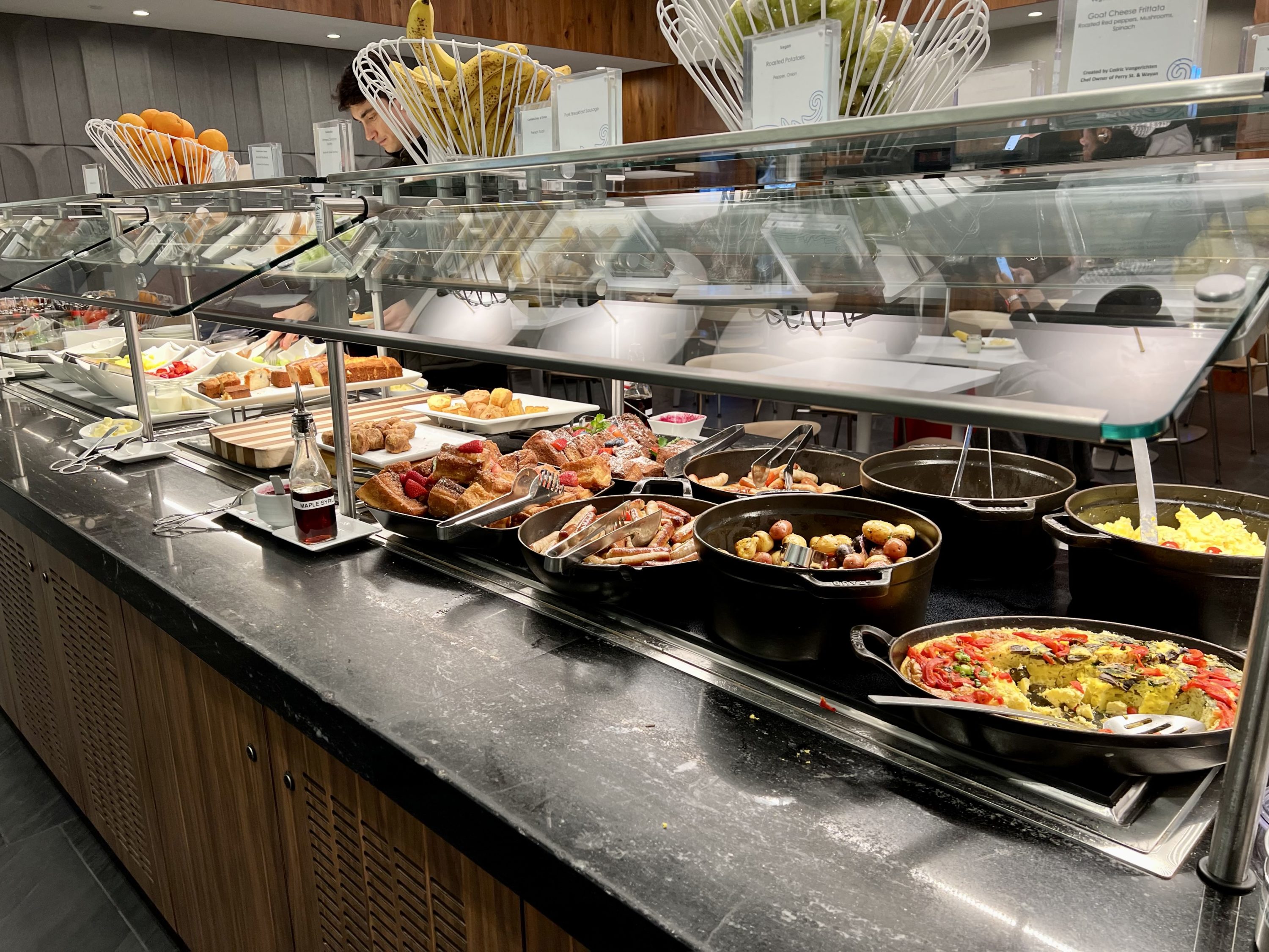 LGA Centurion Lounge Food