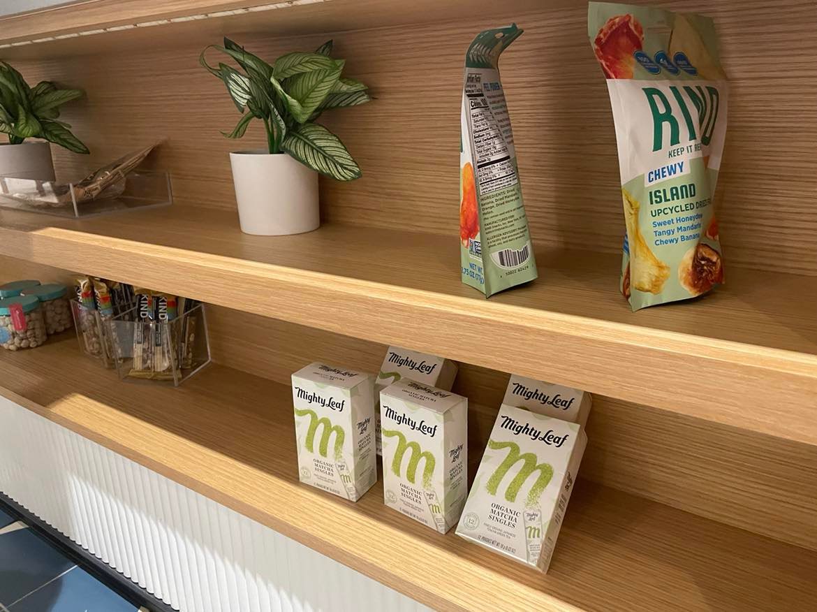 Packaged snacks at the Houston Galleria Capital One Café