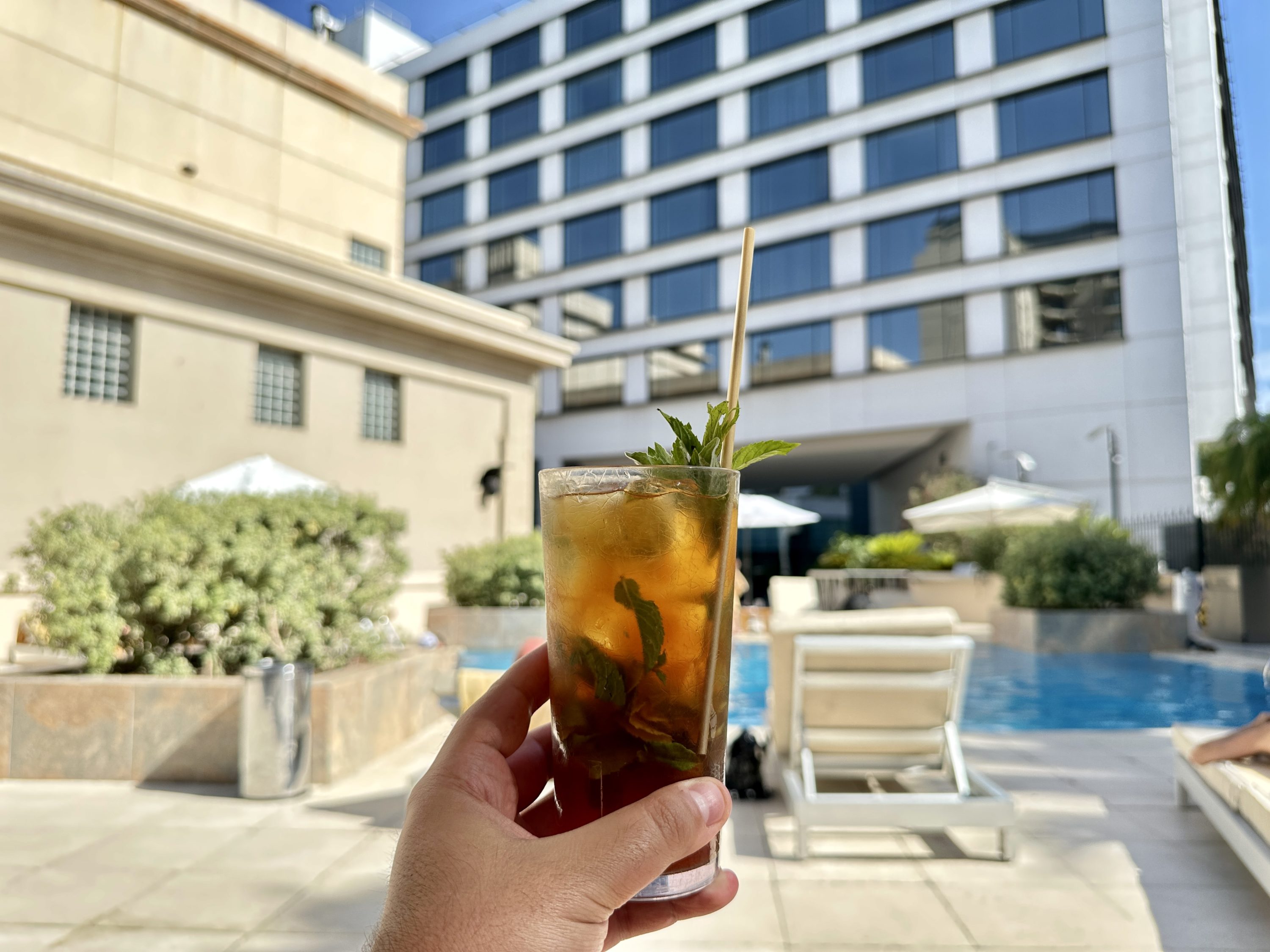 Park Hyatt Mendoza Pool Cocktail