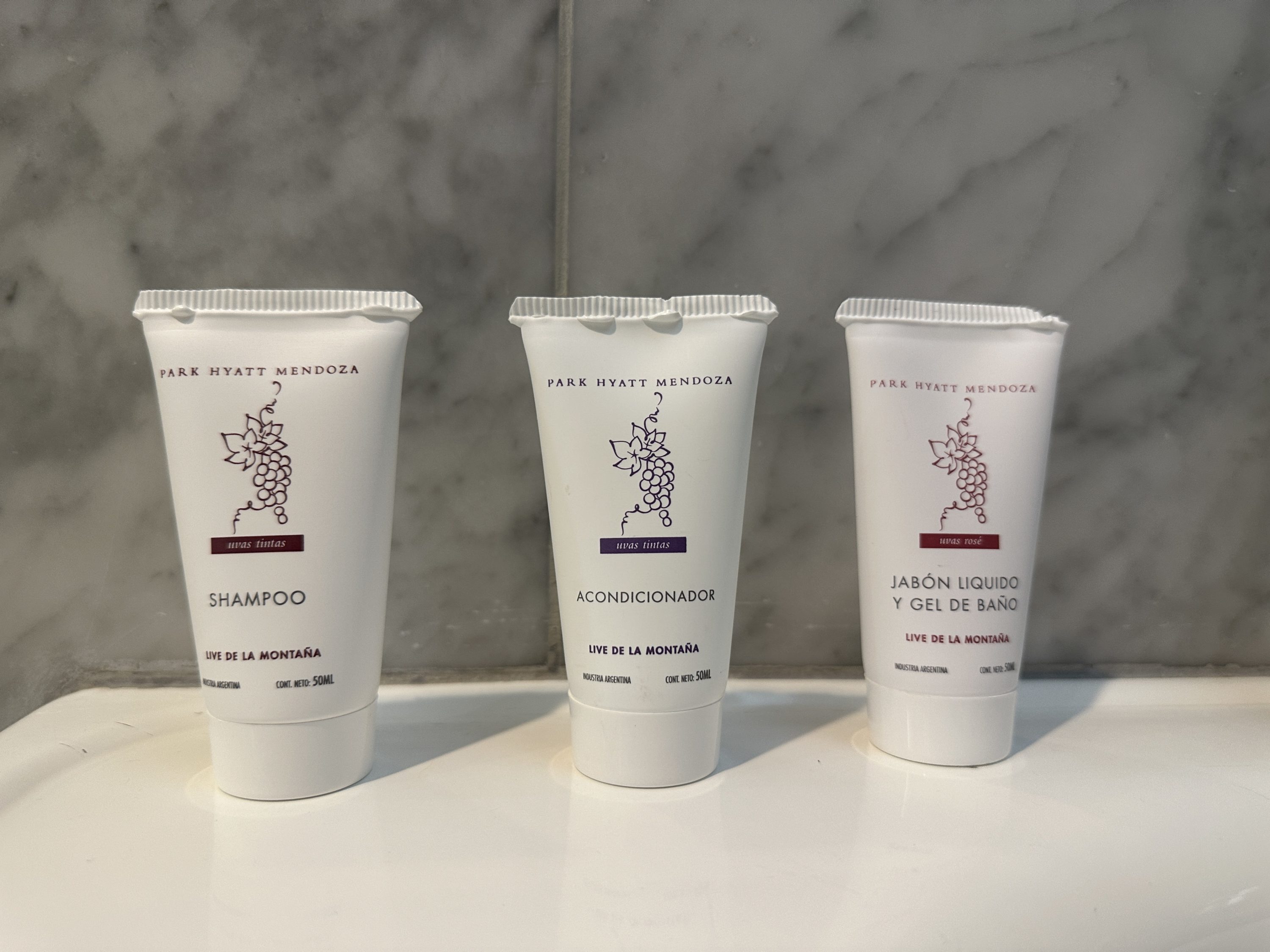Park Hyatt Mendoza Toiletries