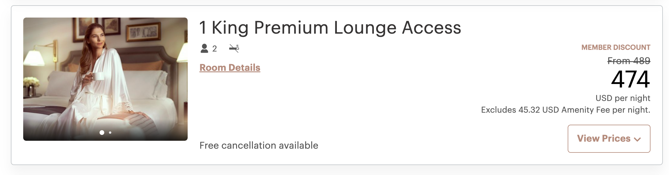 Room with access to Club InterContinental at New York Barclay