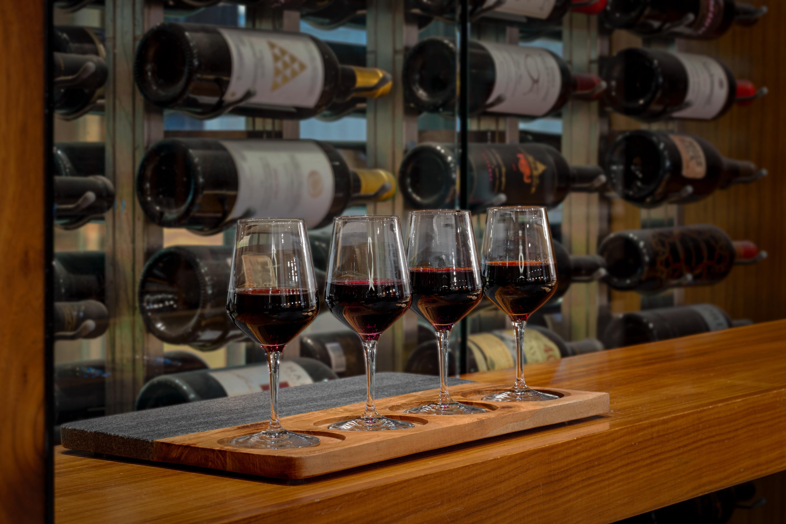 SFO Centurion Lounge Wine Flight Cabernet Sauvignon
