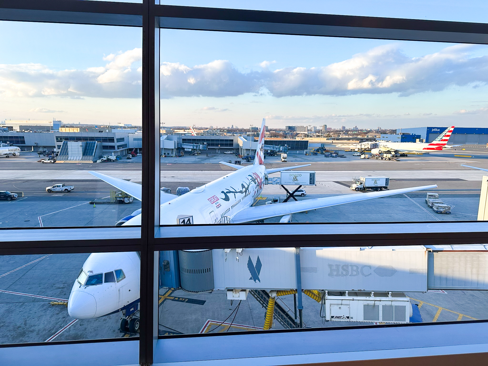 Soho Lounge JFK view BA