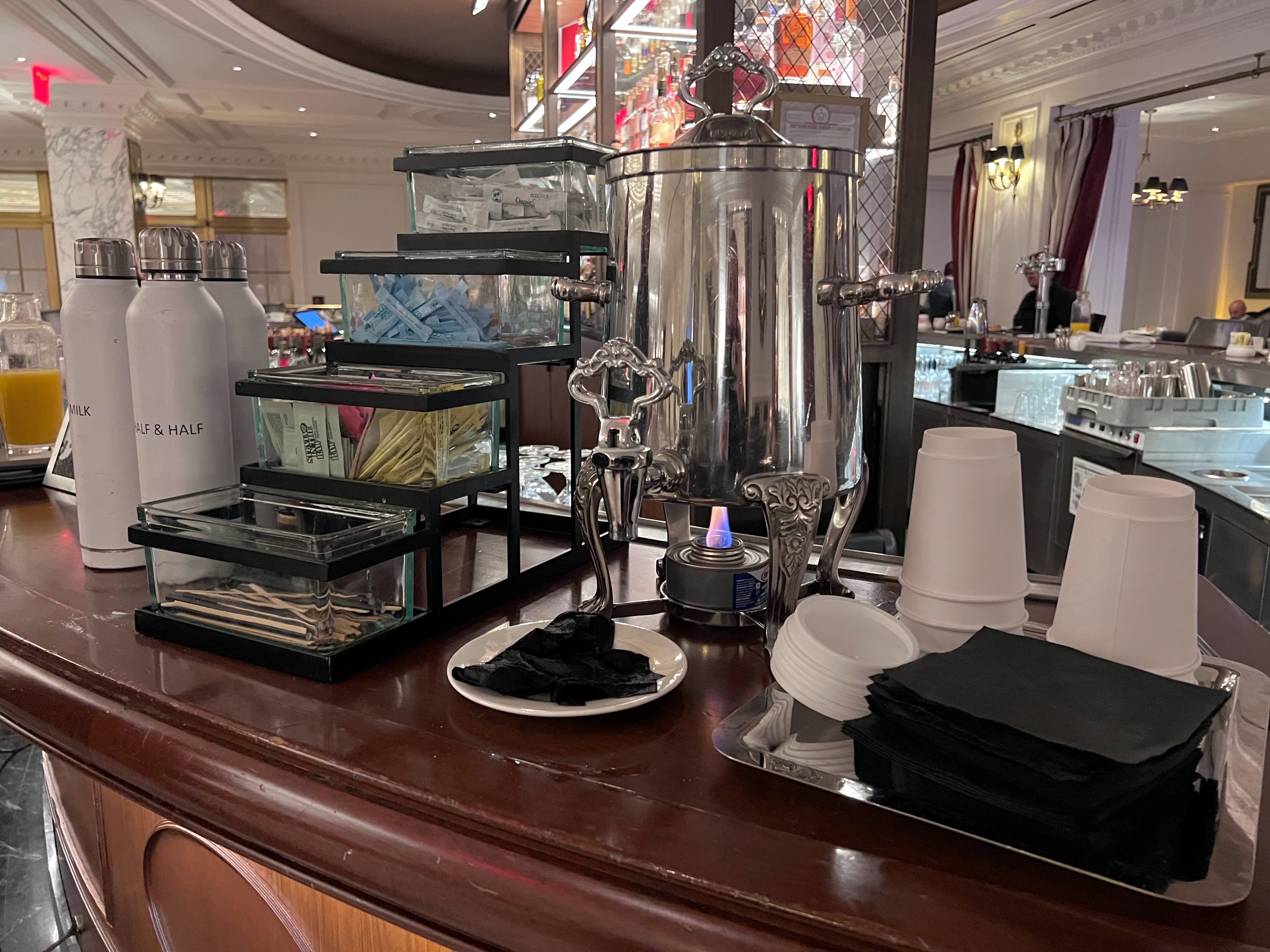To go coffee at Intercontinental New York Barclay
