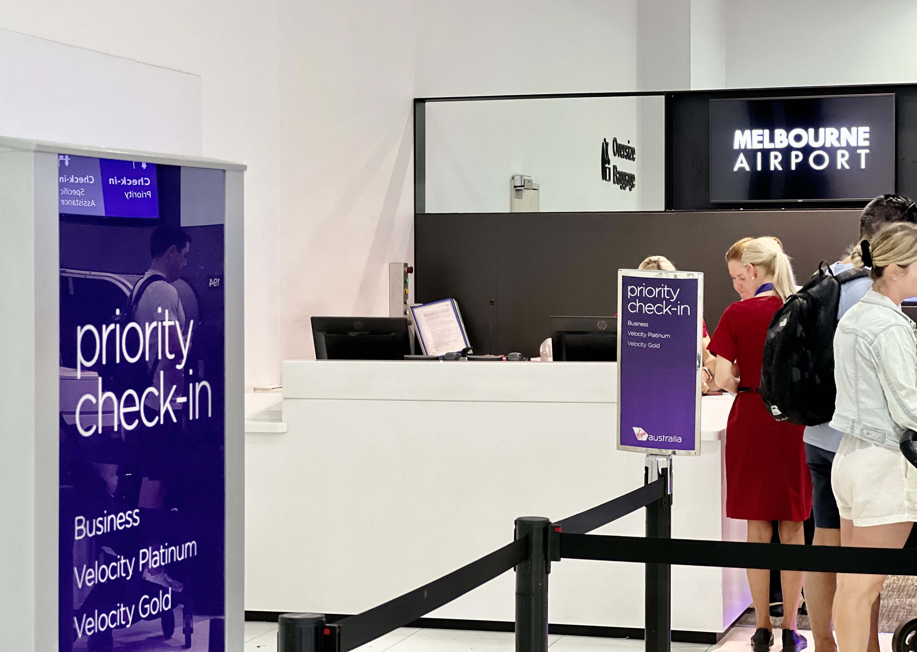 Virgin Austrlia priority check-in