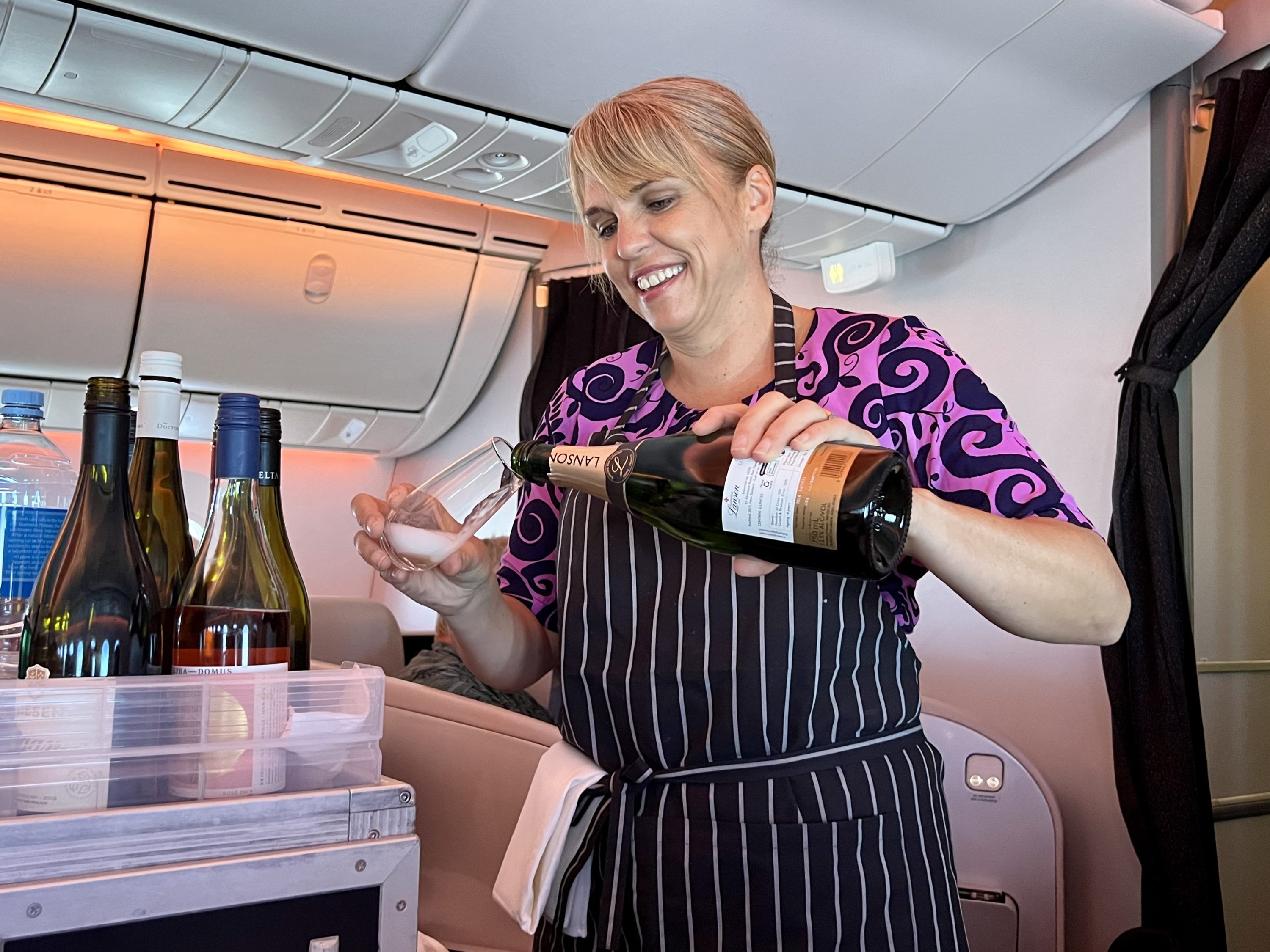 Air New Zealand Boeing 787 business class service