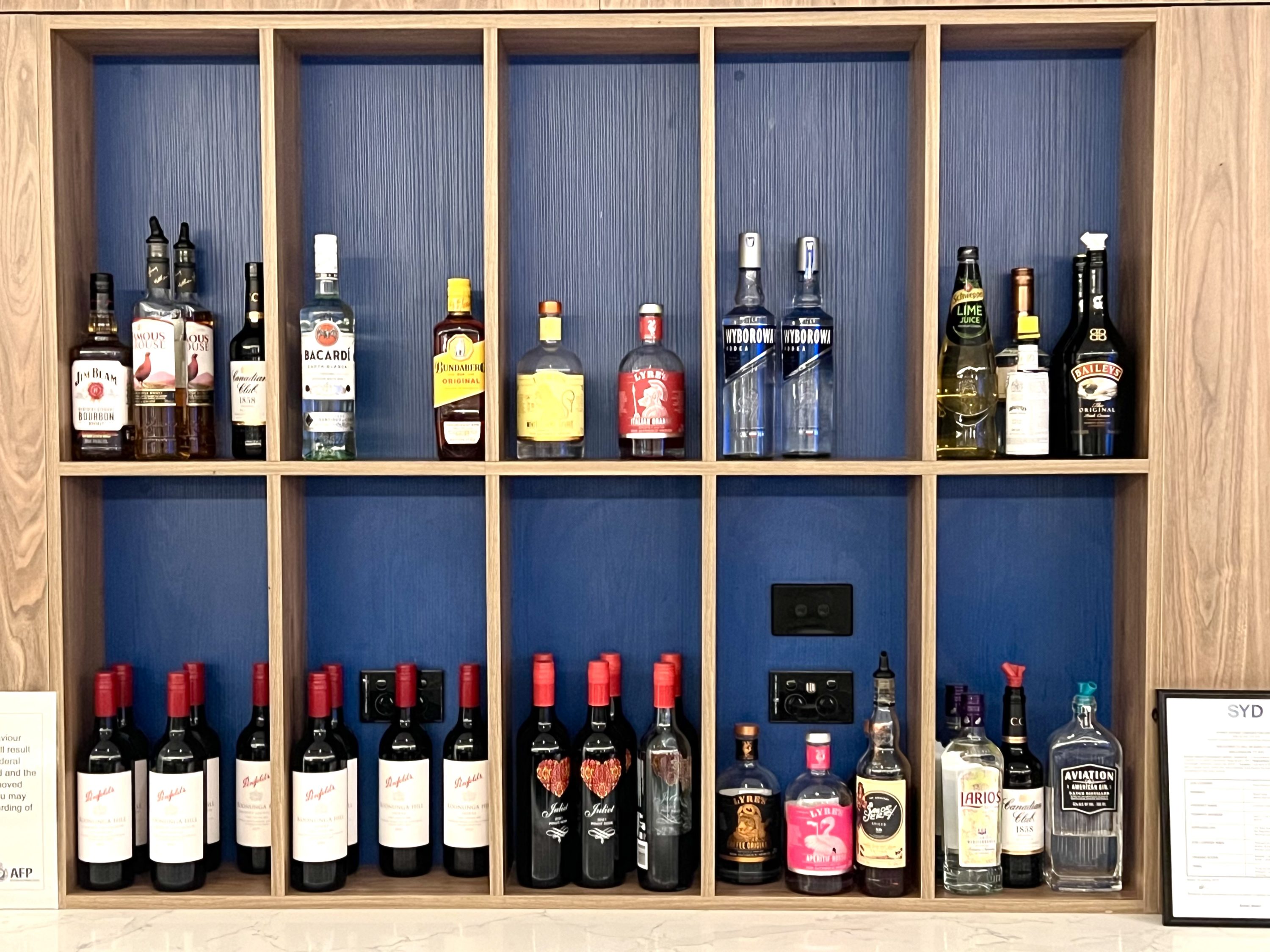 American Express Centurion Lounge Sydney bar