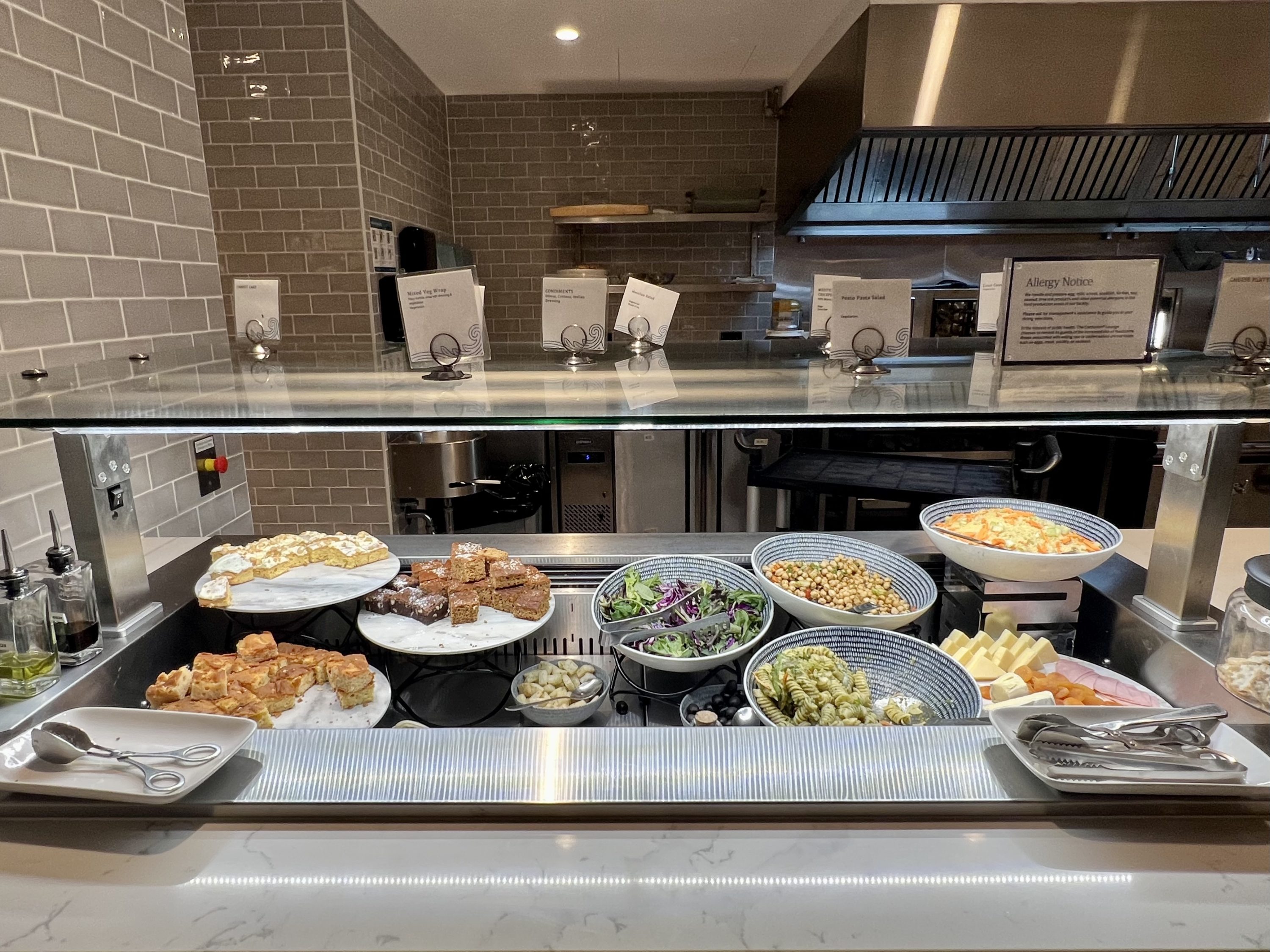 American Express Centurion Lounge Sydney cold buffet