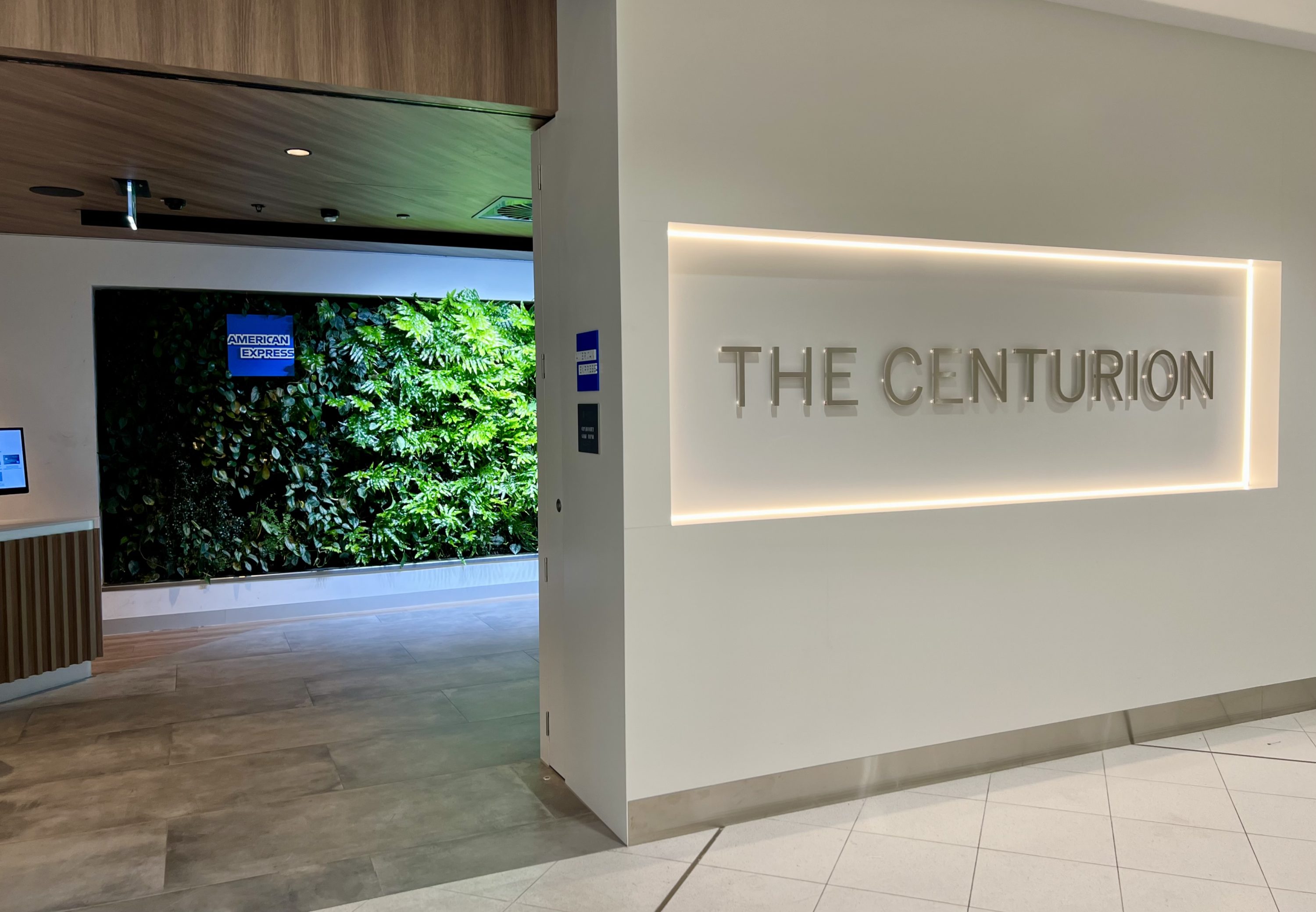 American Express Centurion Lounge Sydney entrance