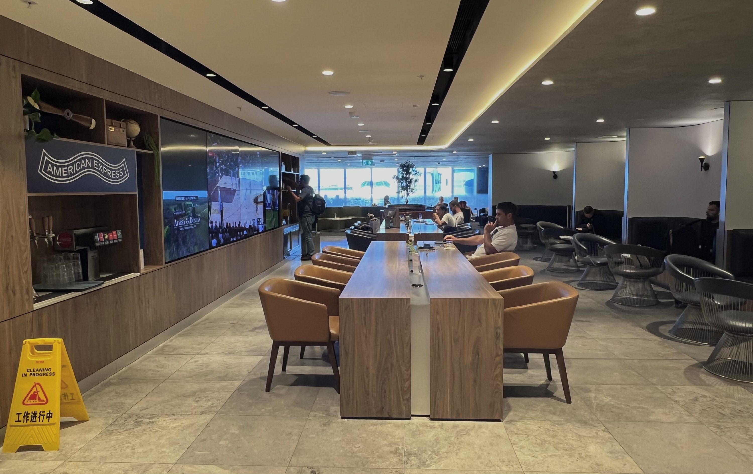 American Express Centurion Lounge Sydney main seating area