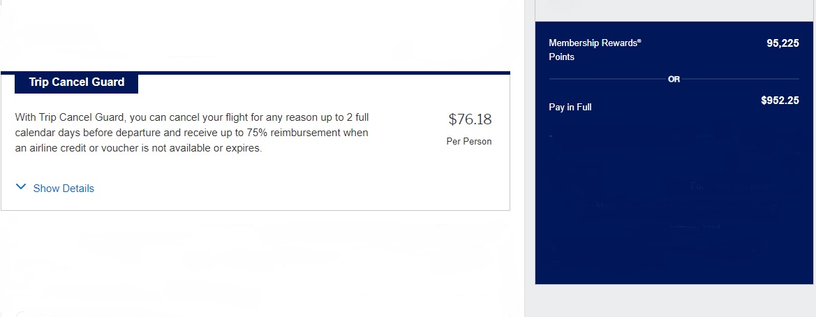 Amex Trip Cancel Guard 1 Amex Trip Cancel Guard