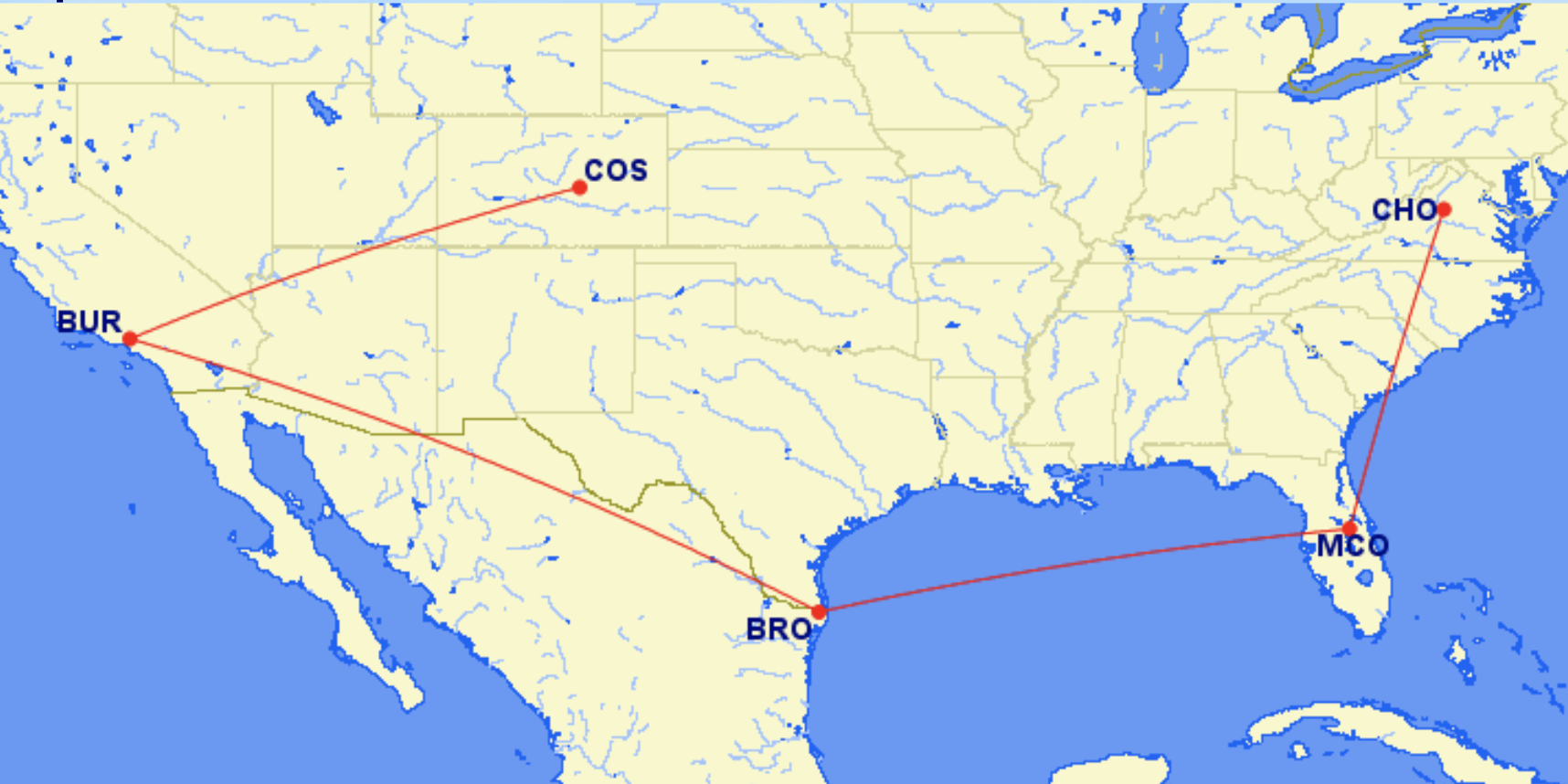 Avelo New February 2023 Routes