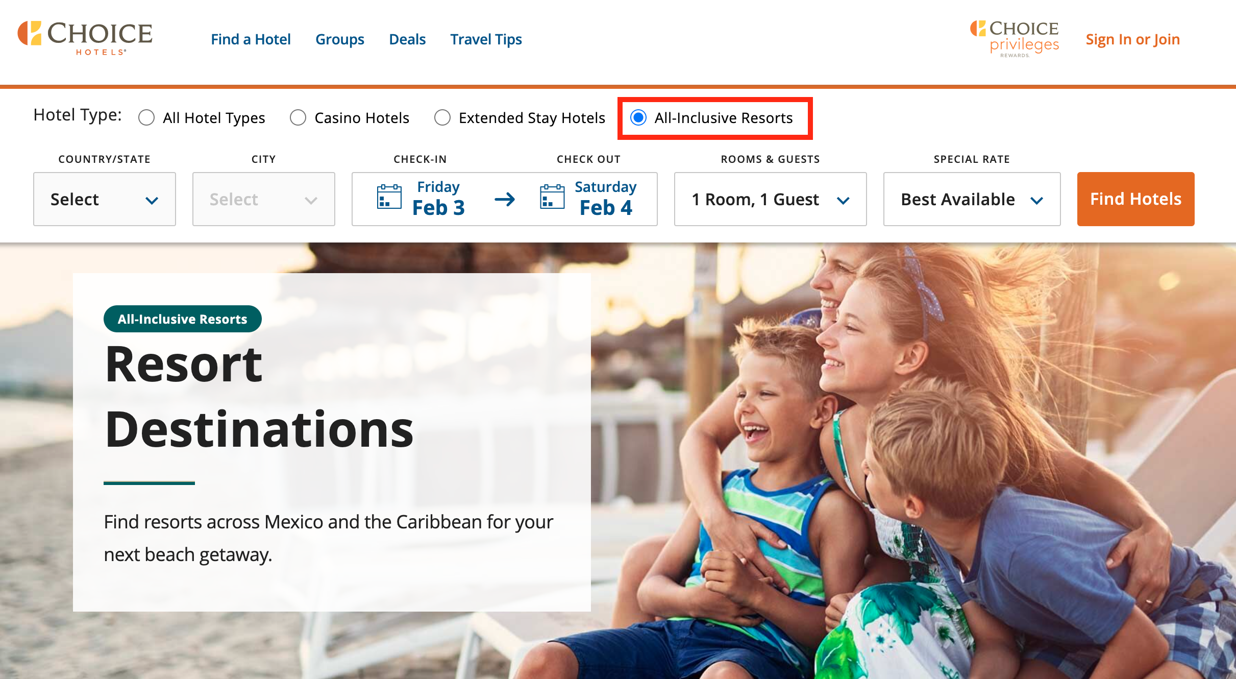 Choice All Inclusive Resorts
