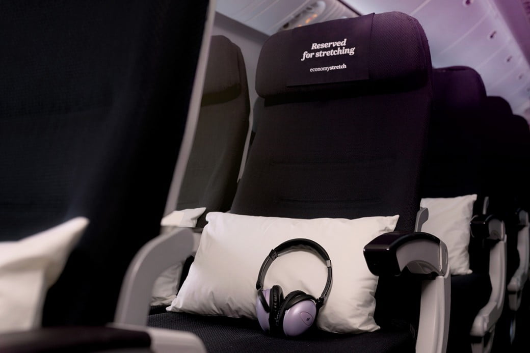 Economy Stretch Air New Zealand Amenities