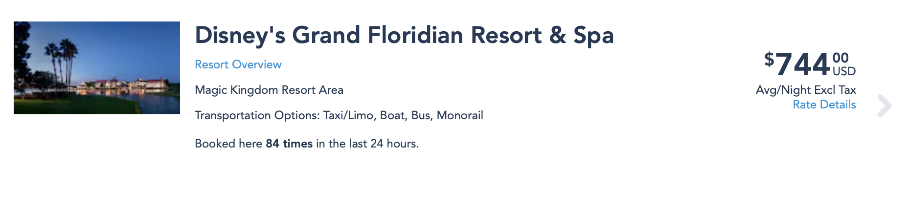 Grand Floridian purchase